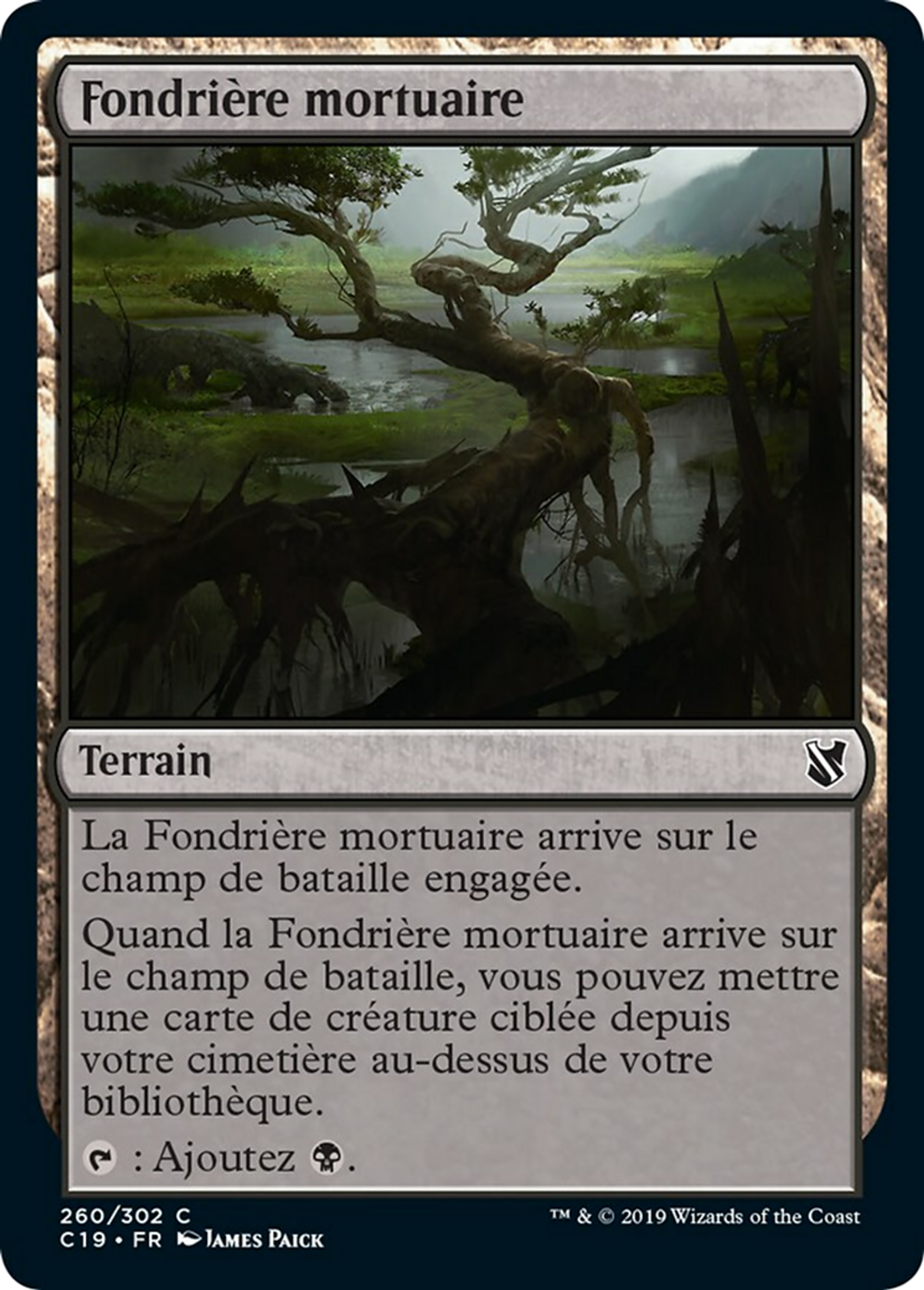 Fondrière mortuaire — Commander 2019 — Magic: The Gathering