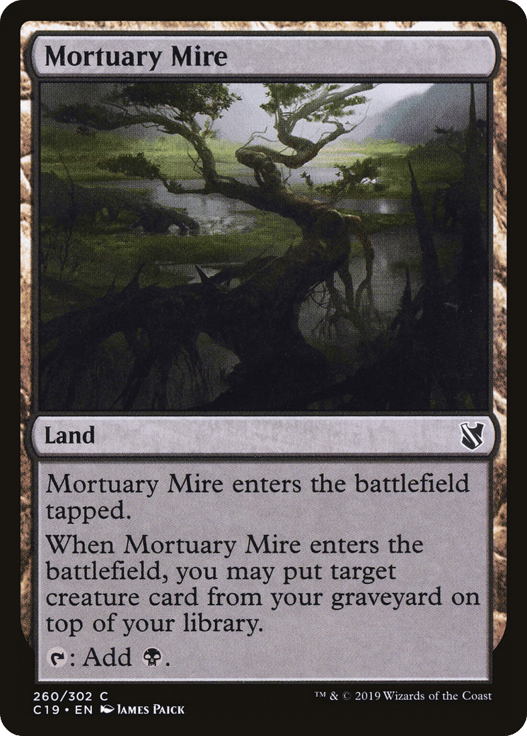Mortuary Mire — Commander 2019 — Magic: The Gathering