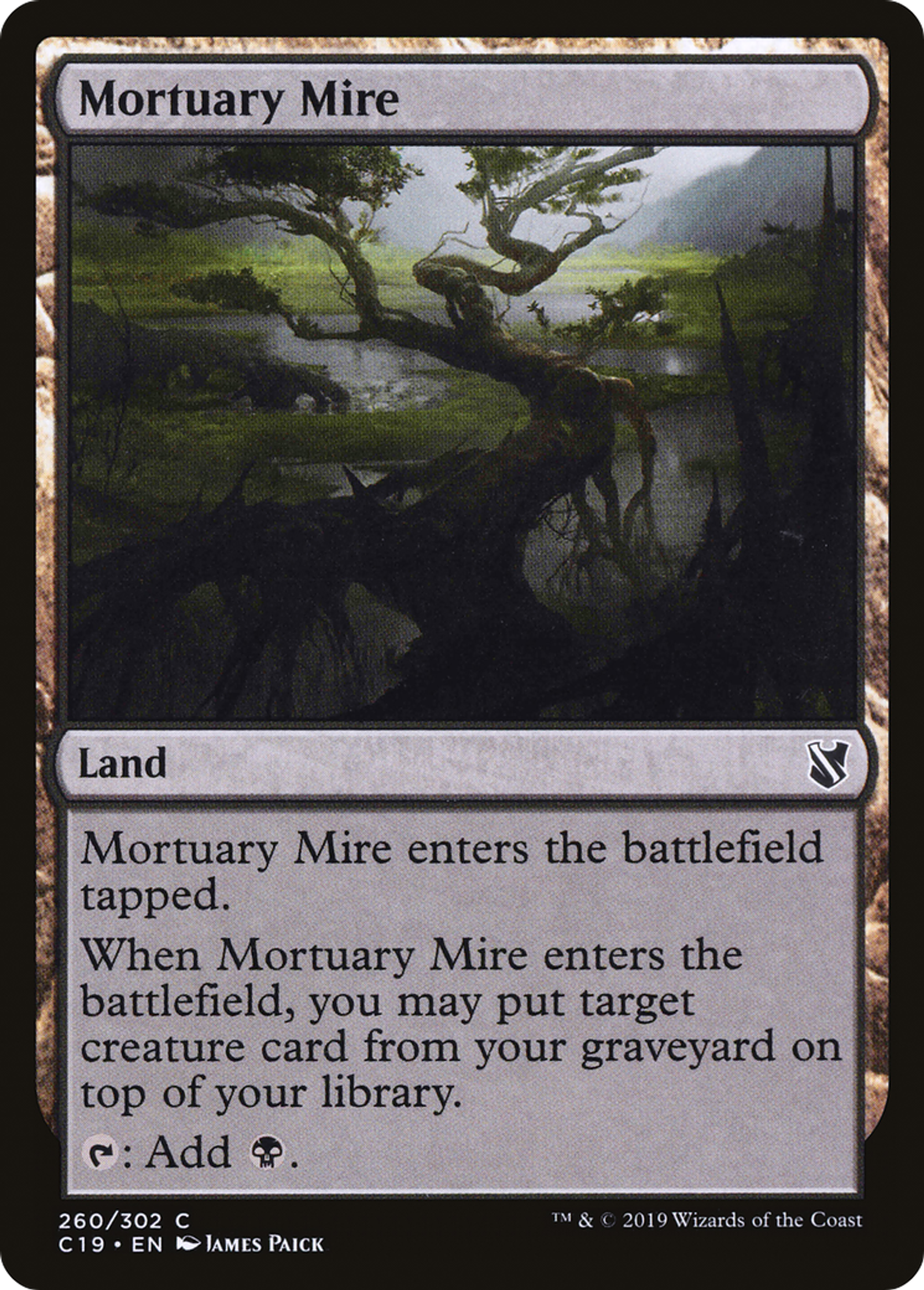 Mortuary Mire — Commander 2019 — Magic: The Gathering
