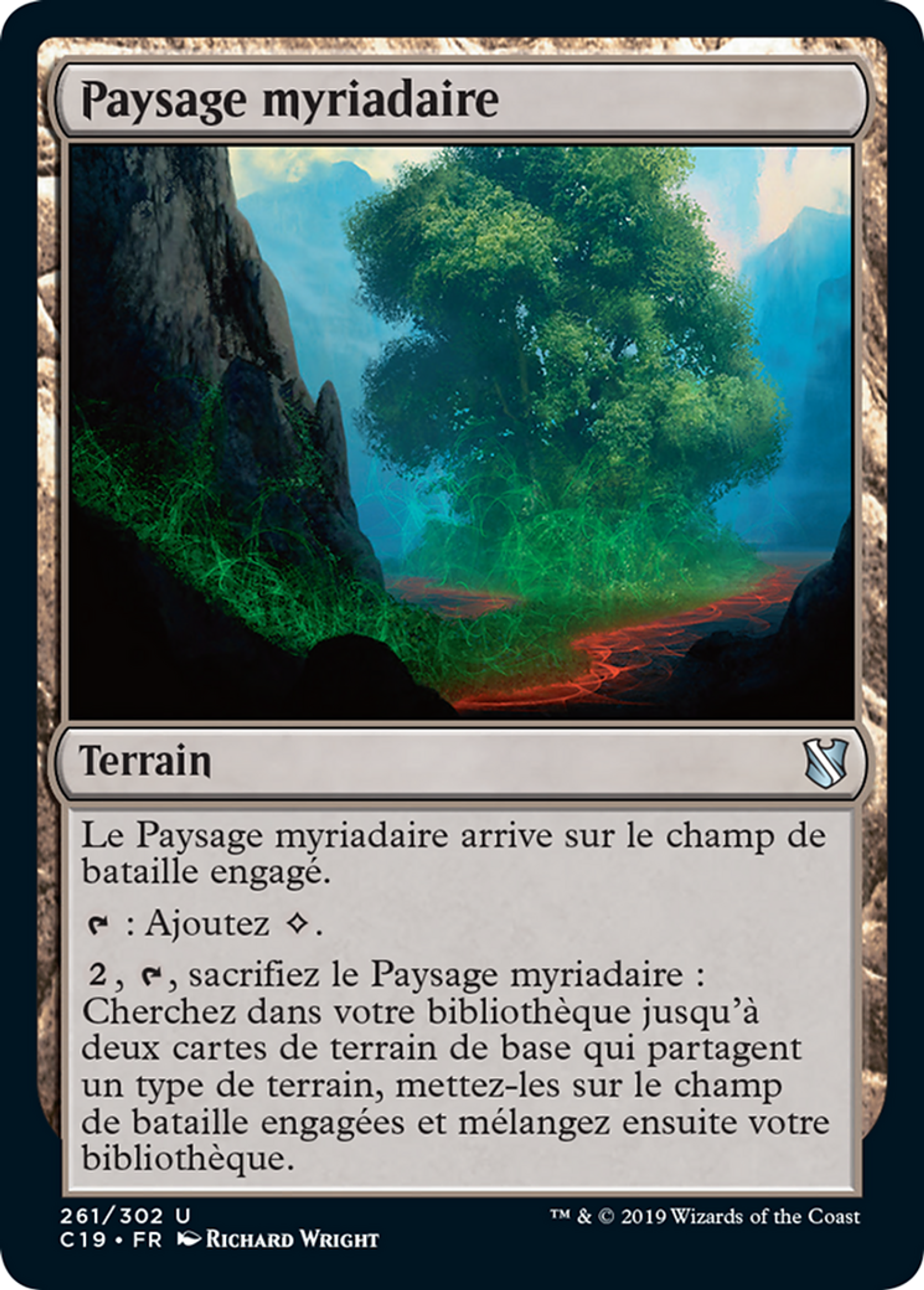 Paysage myriadaire — Commander 2019 — Magic: The Gathering