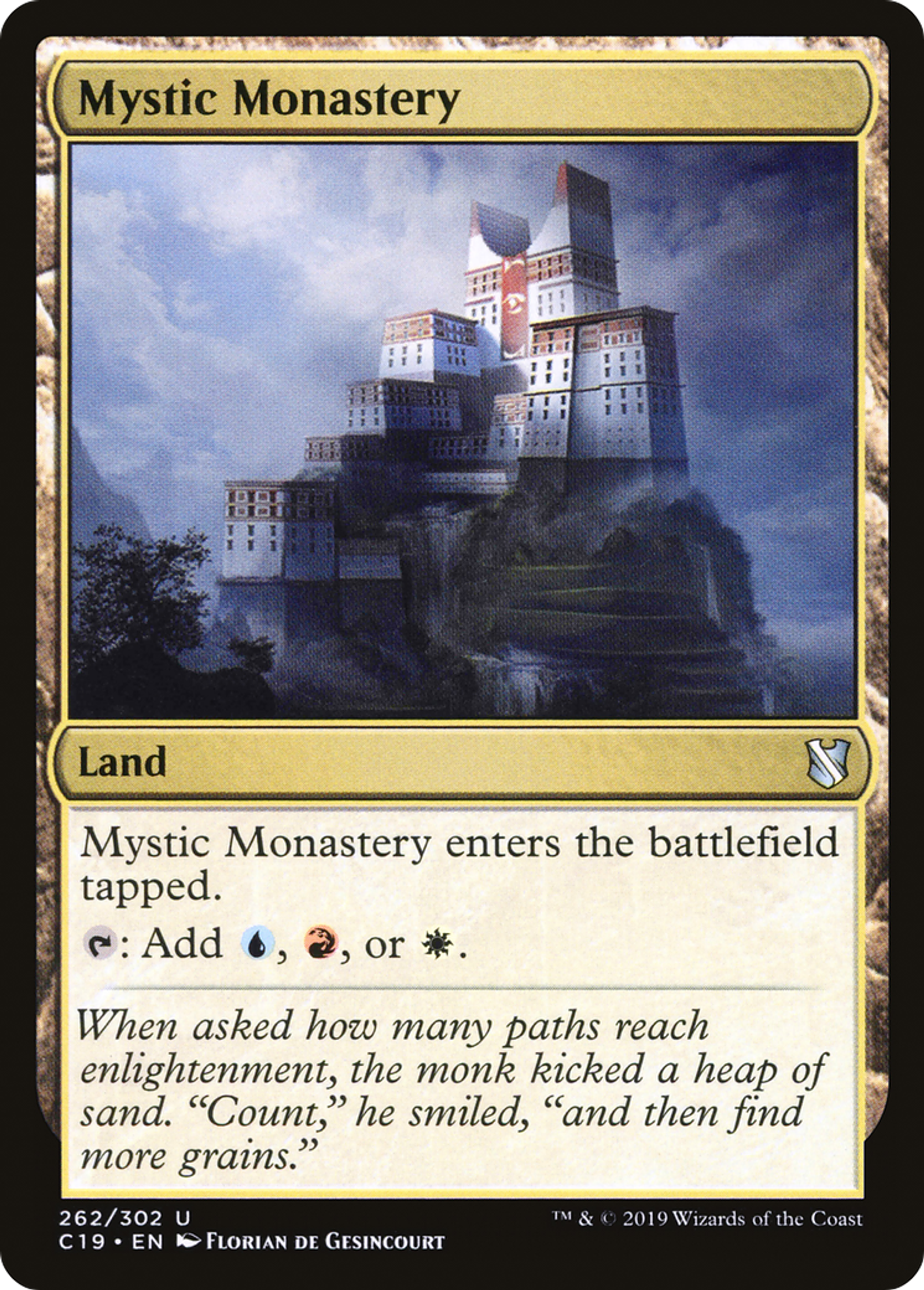 Mystic Monastery — Commander 2019 — Magic: The Gathering