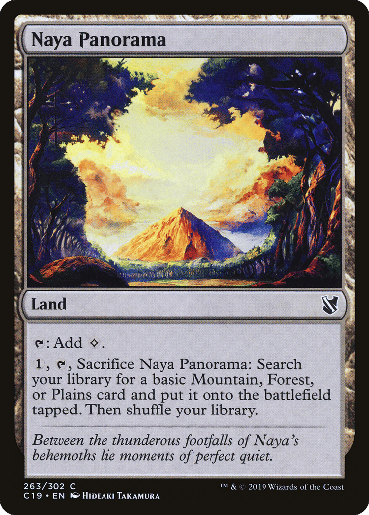 Naya Panorama — Commander 2019 — Magic: The Gathering