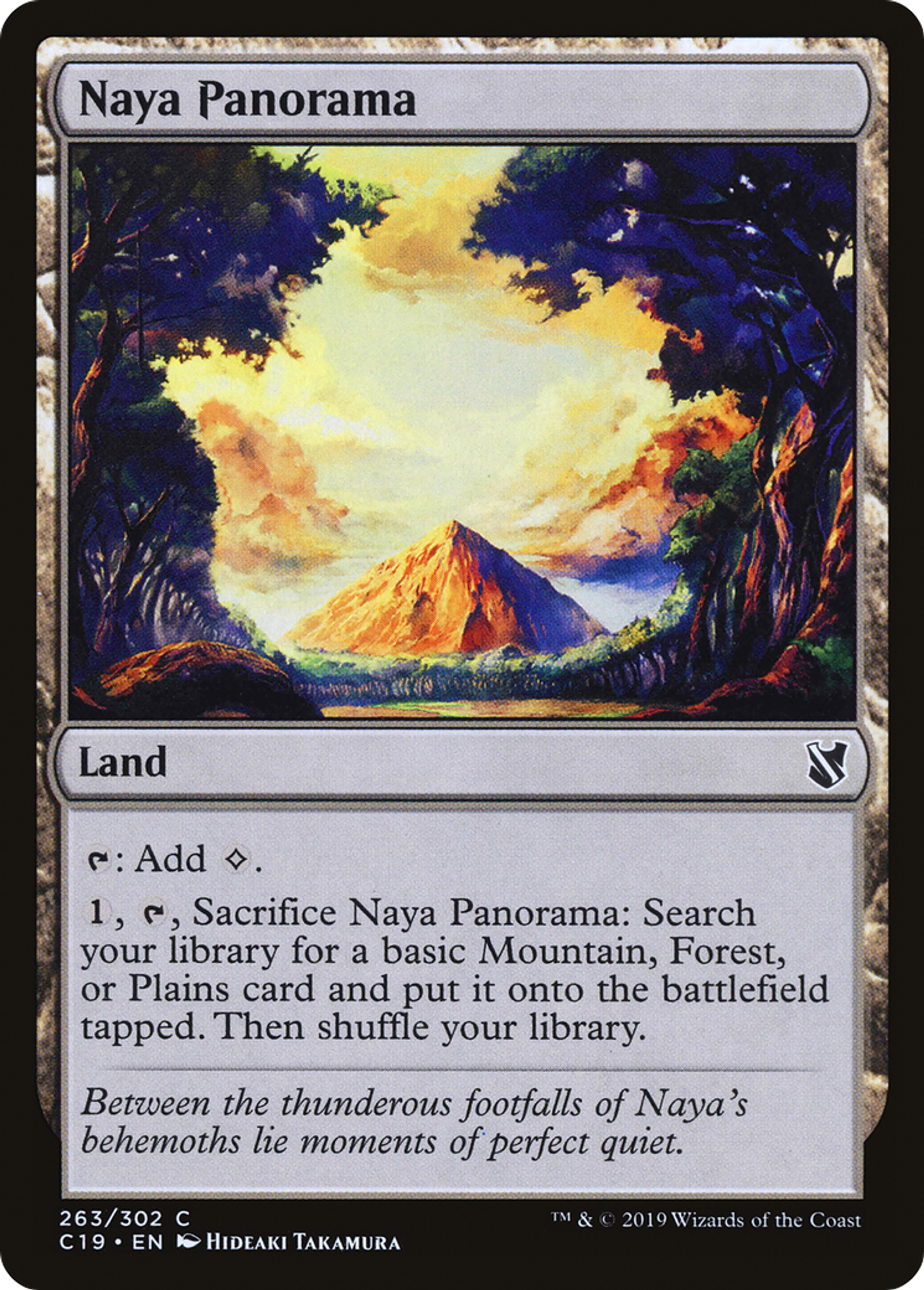 Naya Panorama — Commander 2019 — Magic: The Gathering