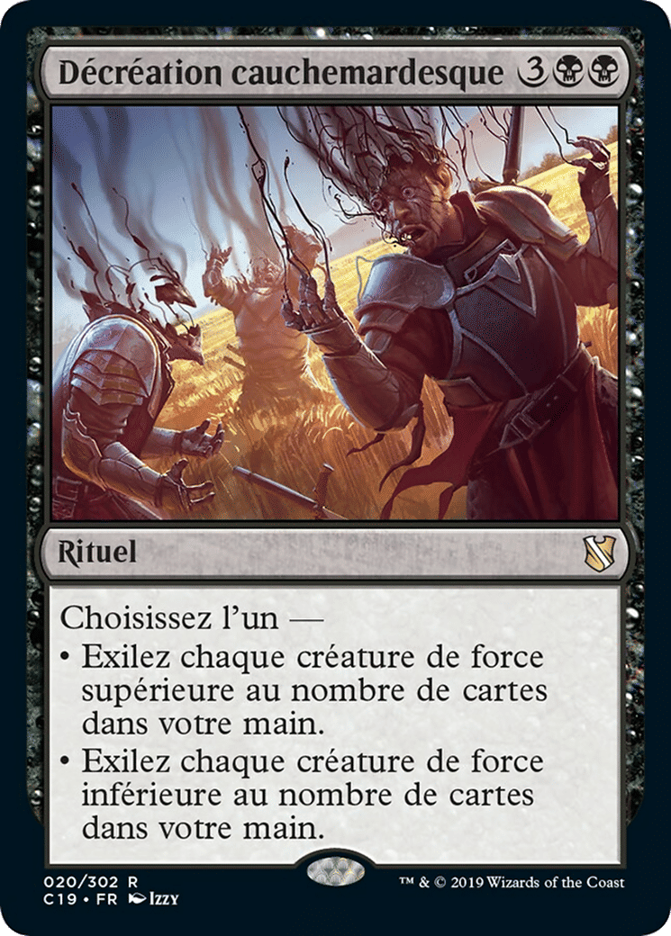 Décréation cauchemardesque — Commander 2019 — Magic: The Gathering