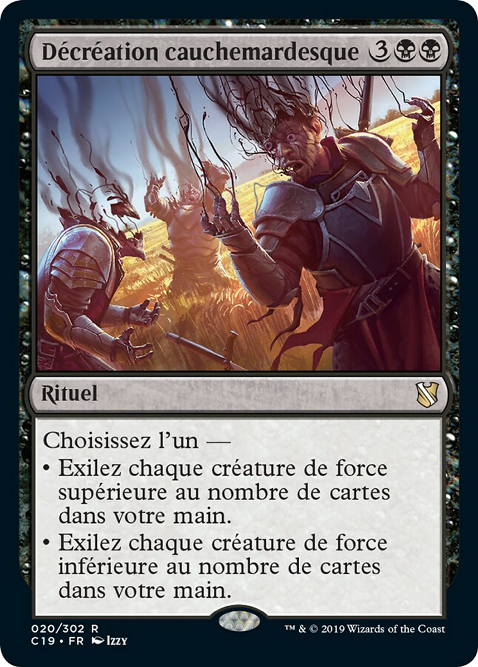 Décréation cauchemardesque — Commander 2019 — Magic: The Gathering