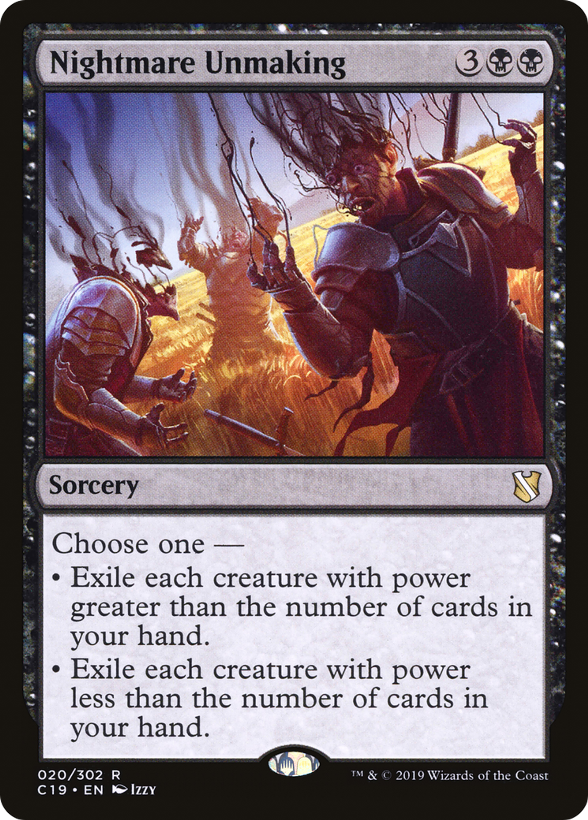 Nightmare Unmaking — Commander 2019 — Magic: The Gathering
