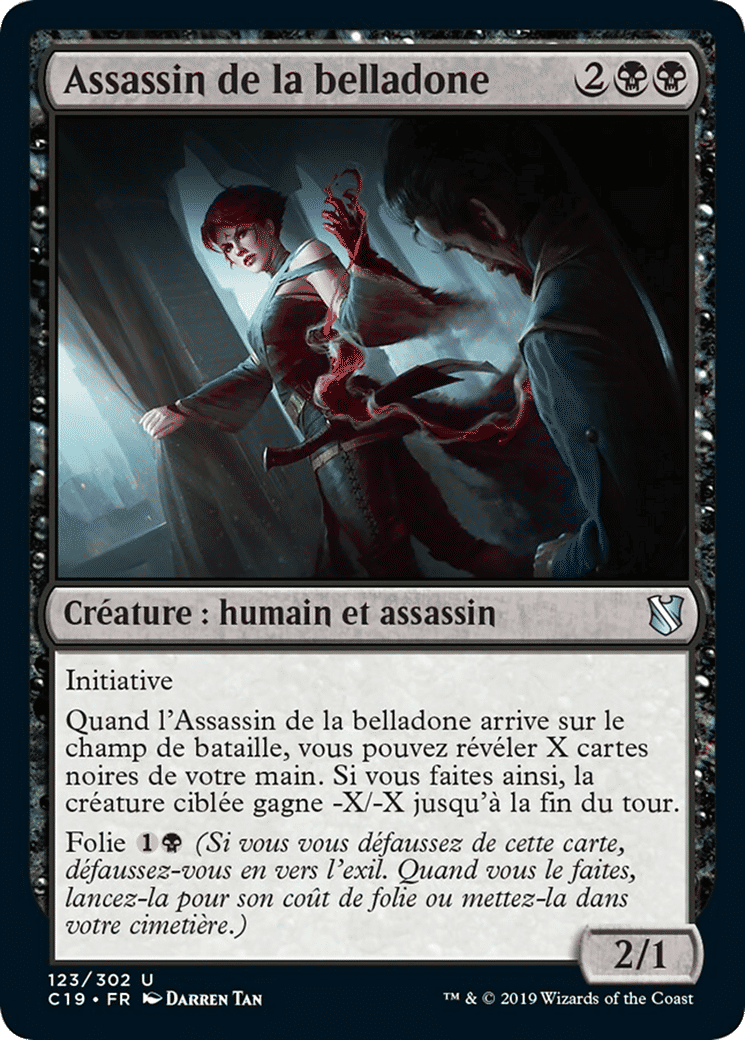 Assassin de la belladone — Commander 2019 — Magic: The Gathering