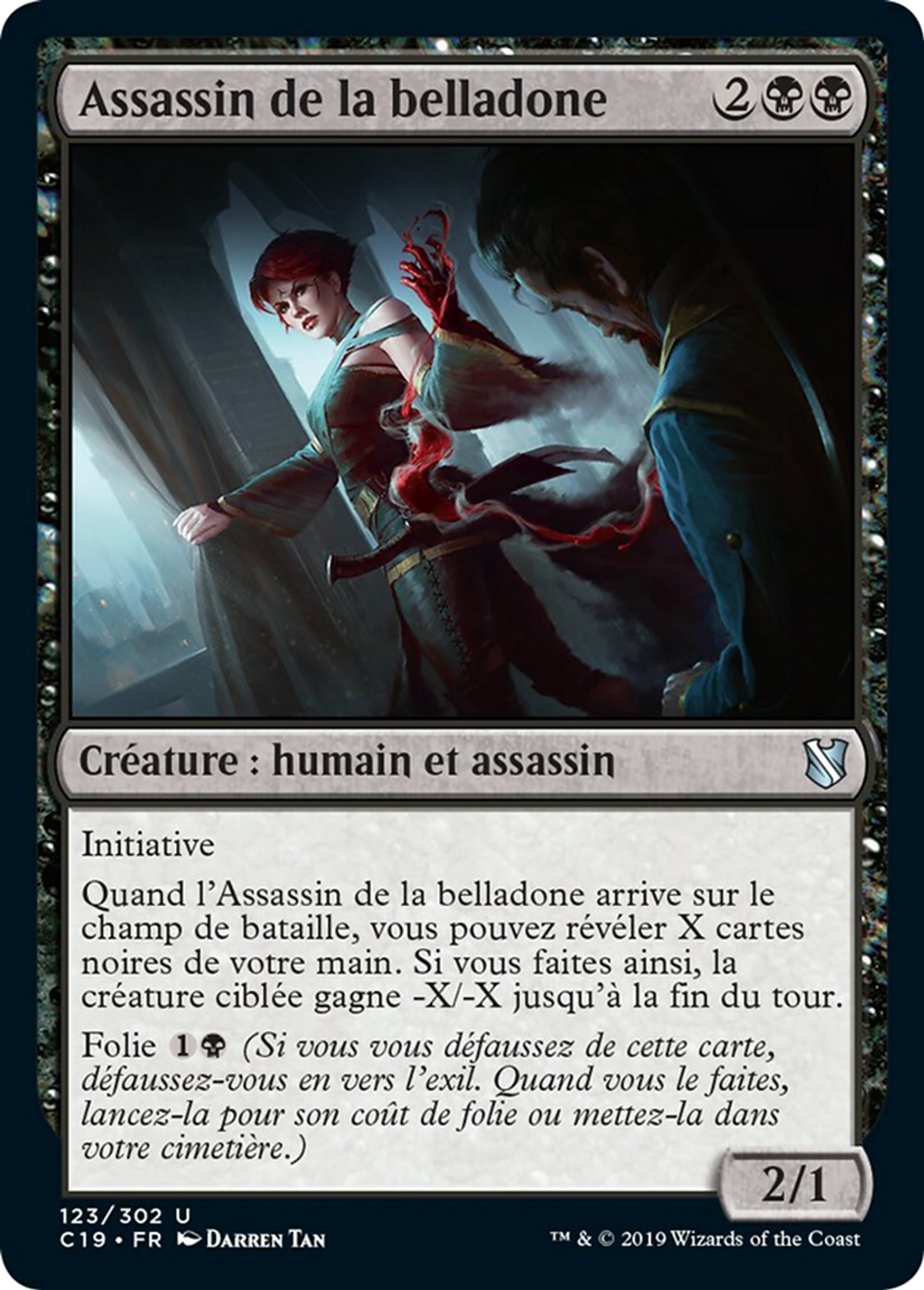 Assassin de la belladone — Commander 2019 — Magic: The Gathering