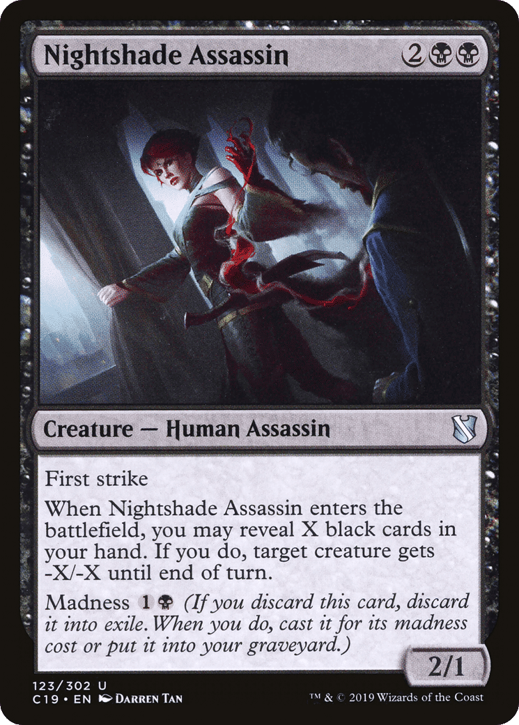 Nightshade Assassin — Commander 2019 — Magic: The Gathering