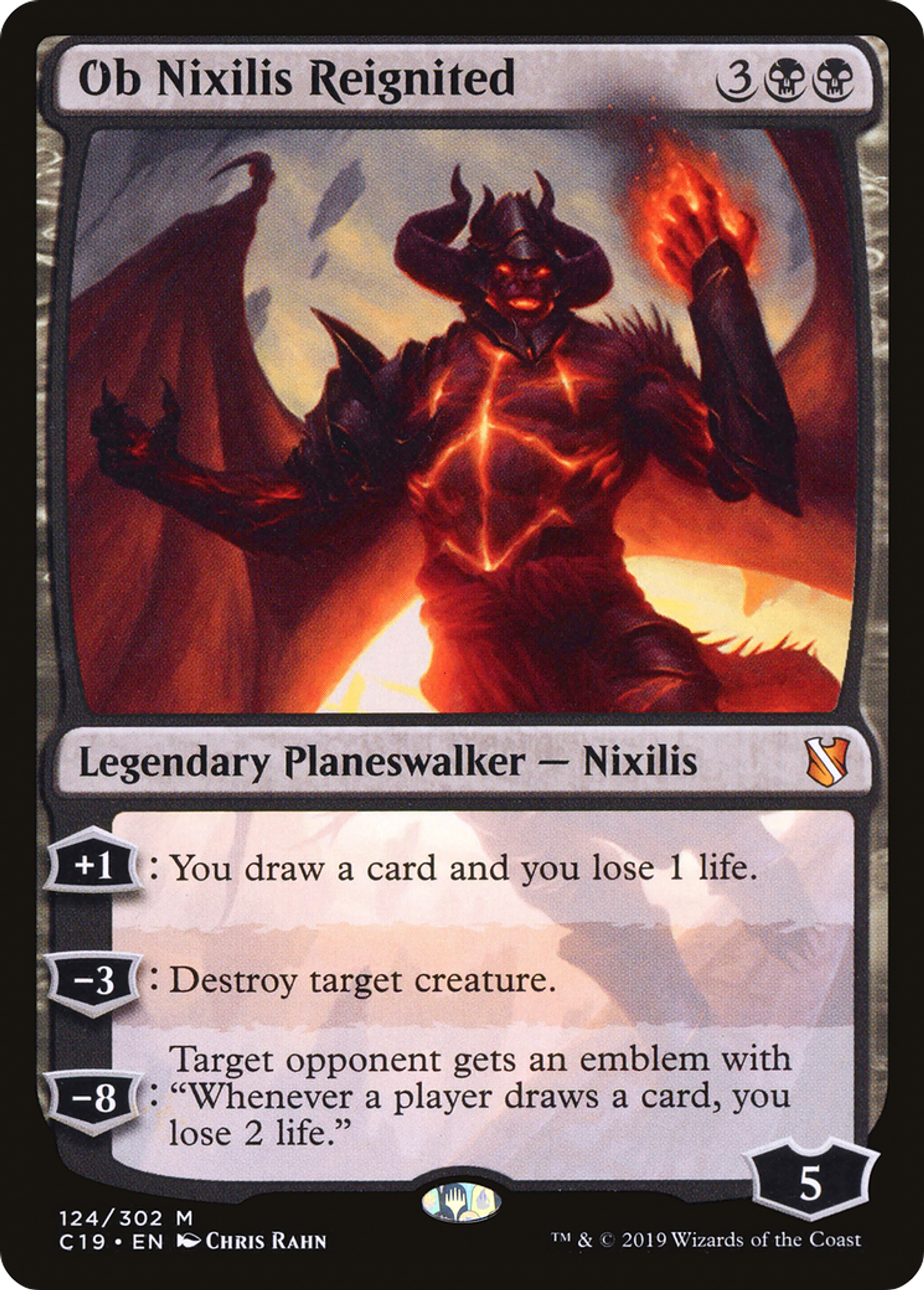 Ob Nixilis Reignited — Commander 2019 — Magic: The Gathering