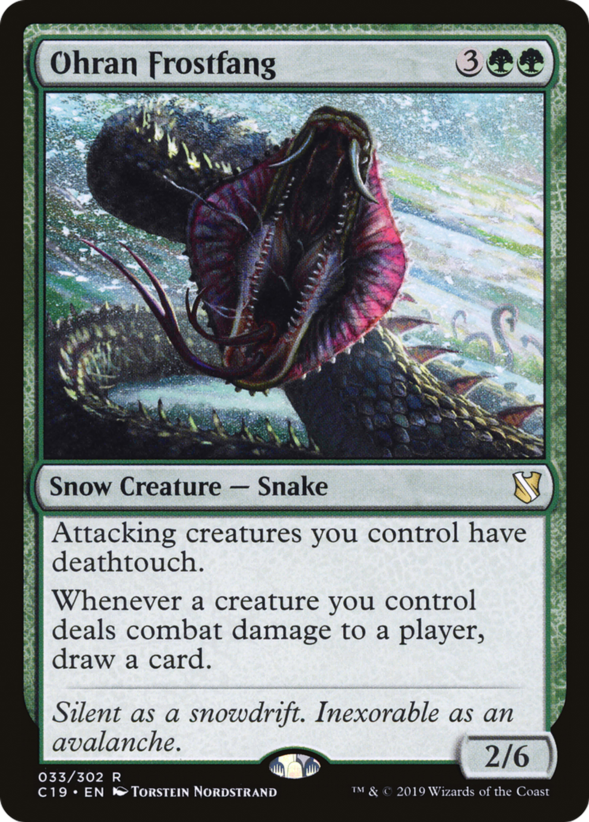 Ohran Frostfang — Commander 2019 — Magic: The Gathering