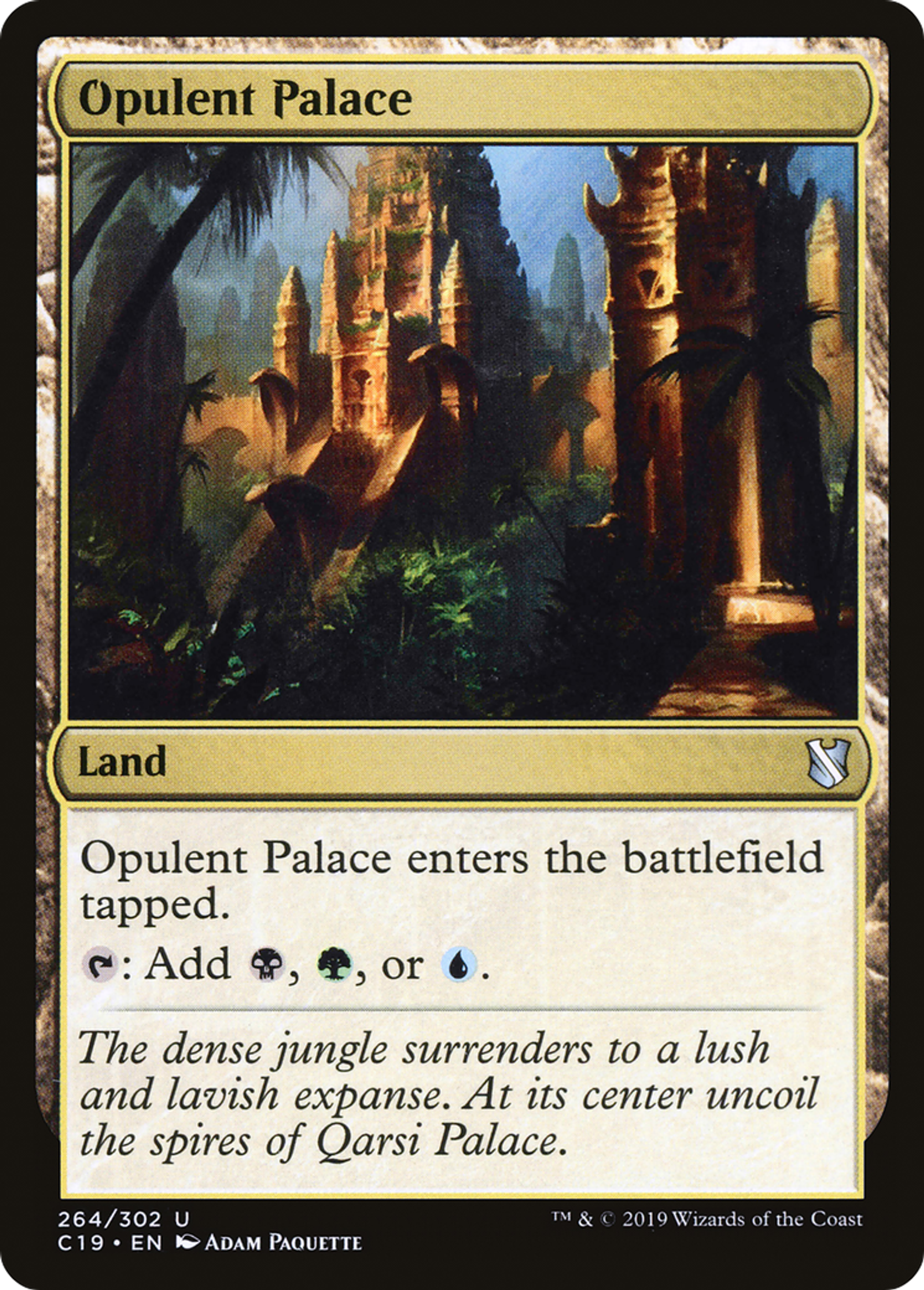 Opulent Palace — Commander 2019 — Magic: The Gathering
