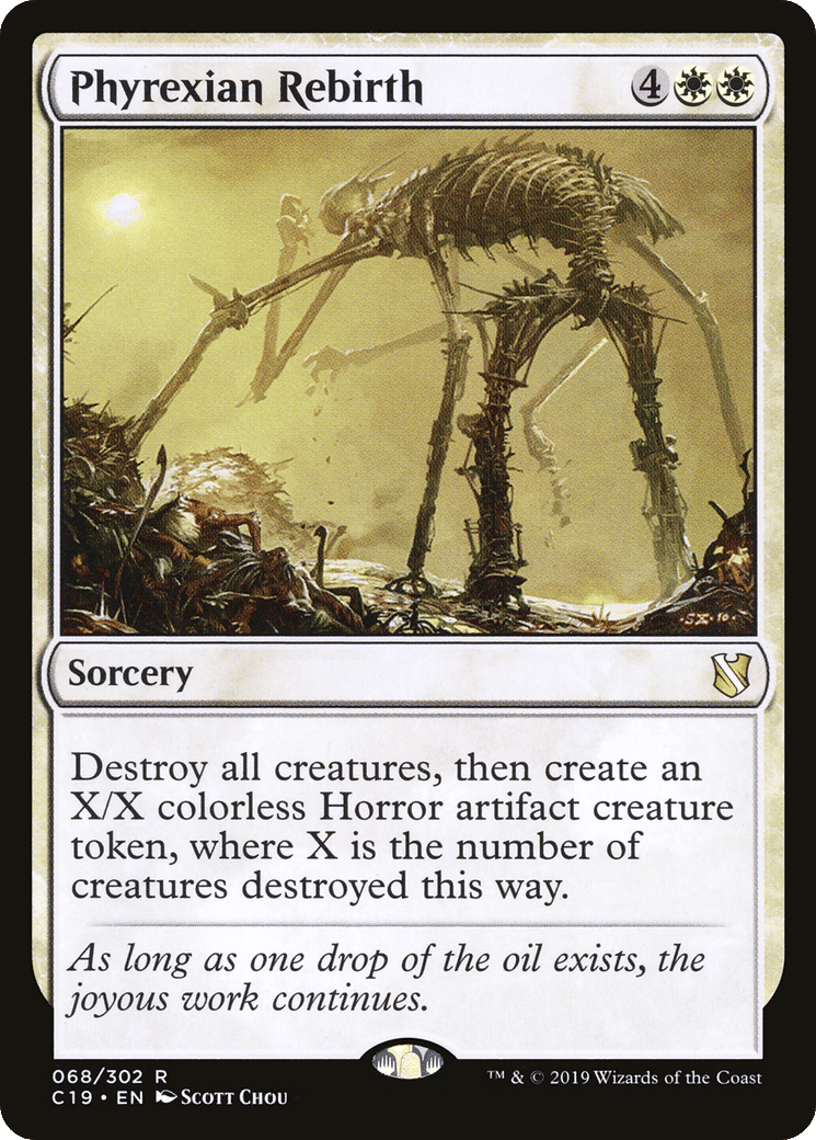 Phyrexian Rebirth — Commander 2019 — Magic: The Gathering
