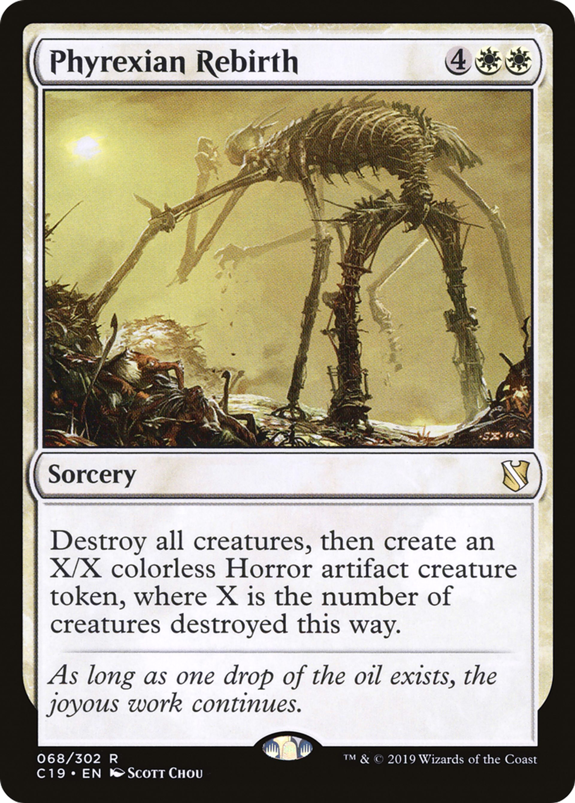 Phyrexian Rebirth — Commander 2019 — Magic: The Gathering