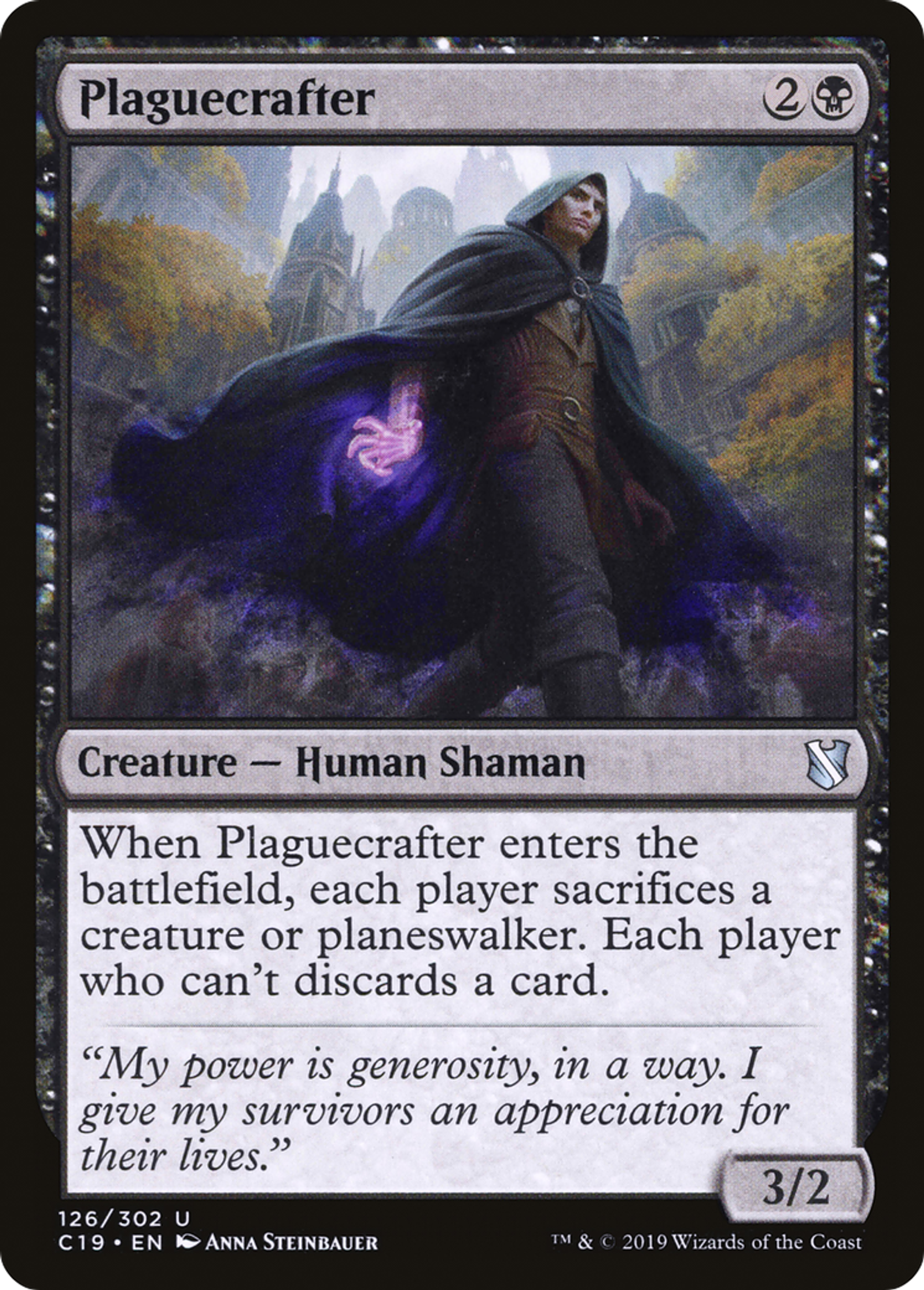 Plaguecrafter — Commander 2019 — Magic: The Gathering