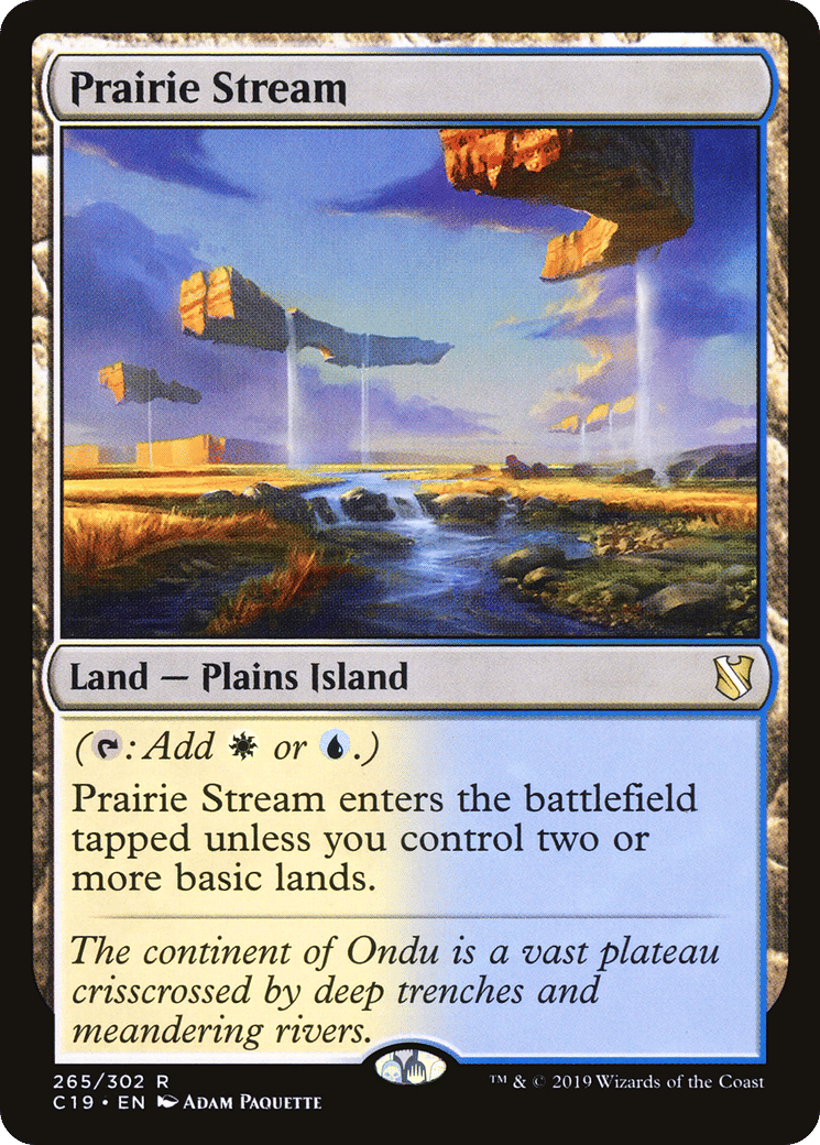 Prairie Stream — Commander 2019 — Magic: The Gathering