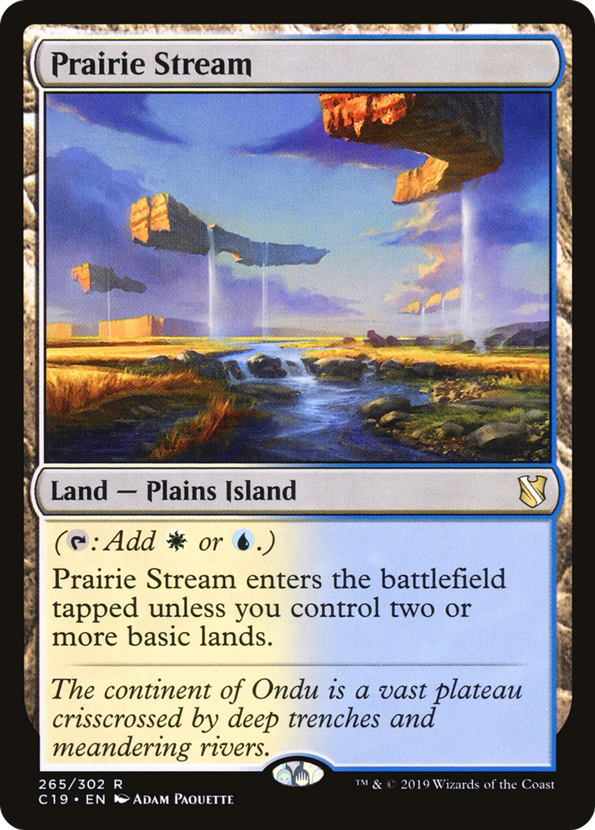 Prairie Stream — Commander 2019 — Magic: The Gathering