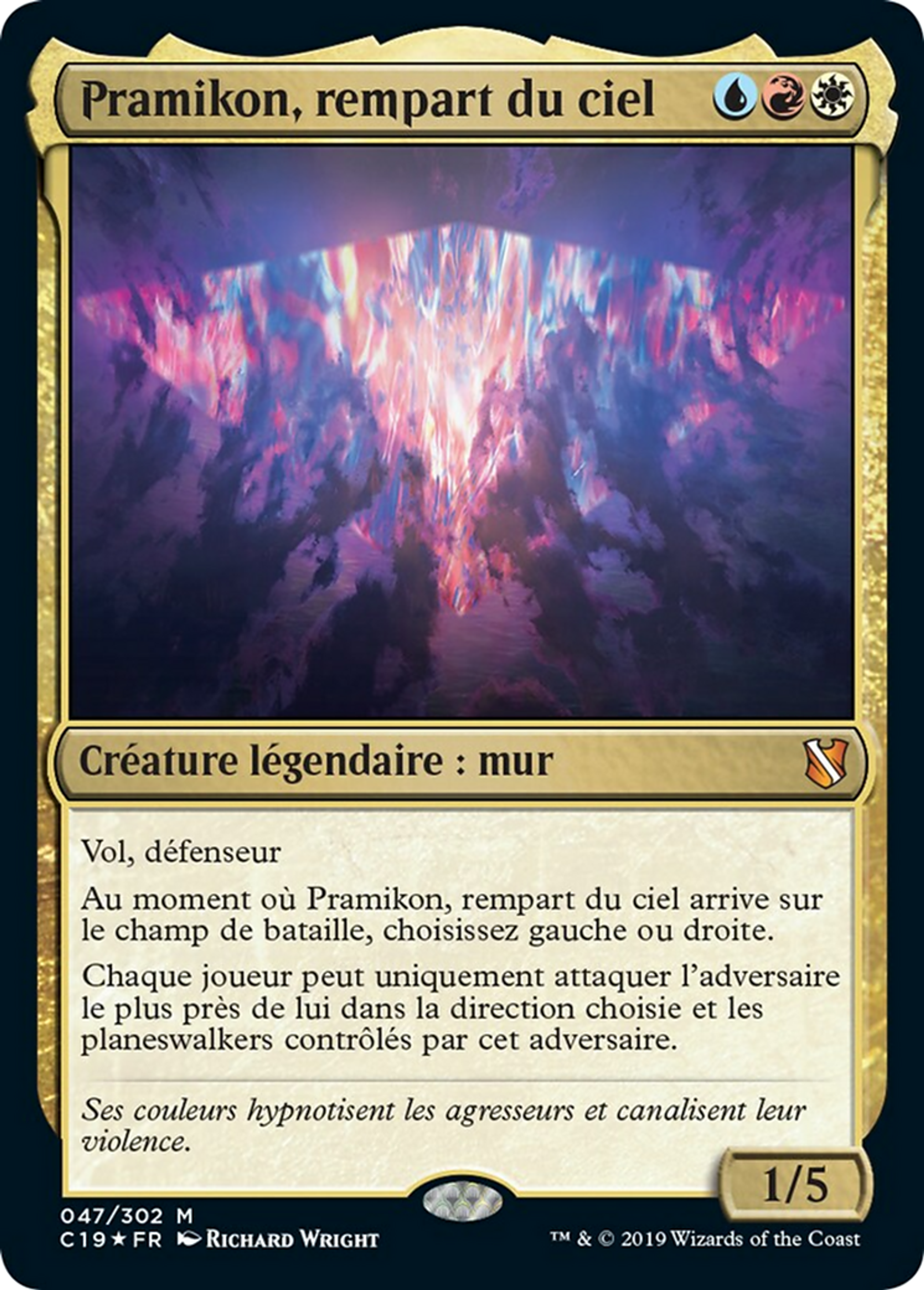 Pramikon, rempart du ciel — Commander 2019 — Magic: The Gathering