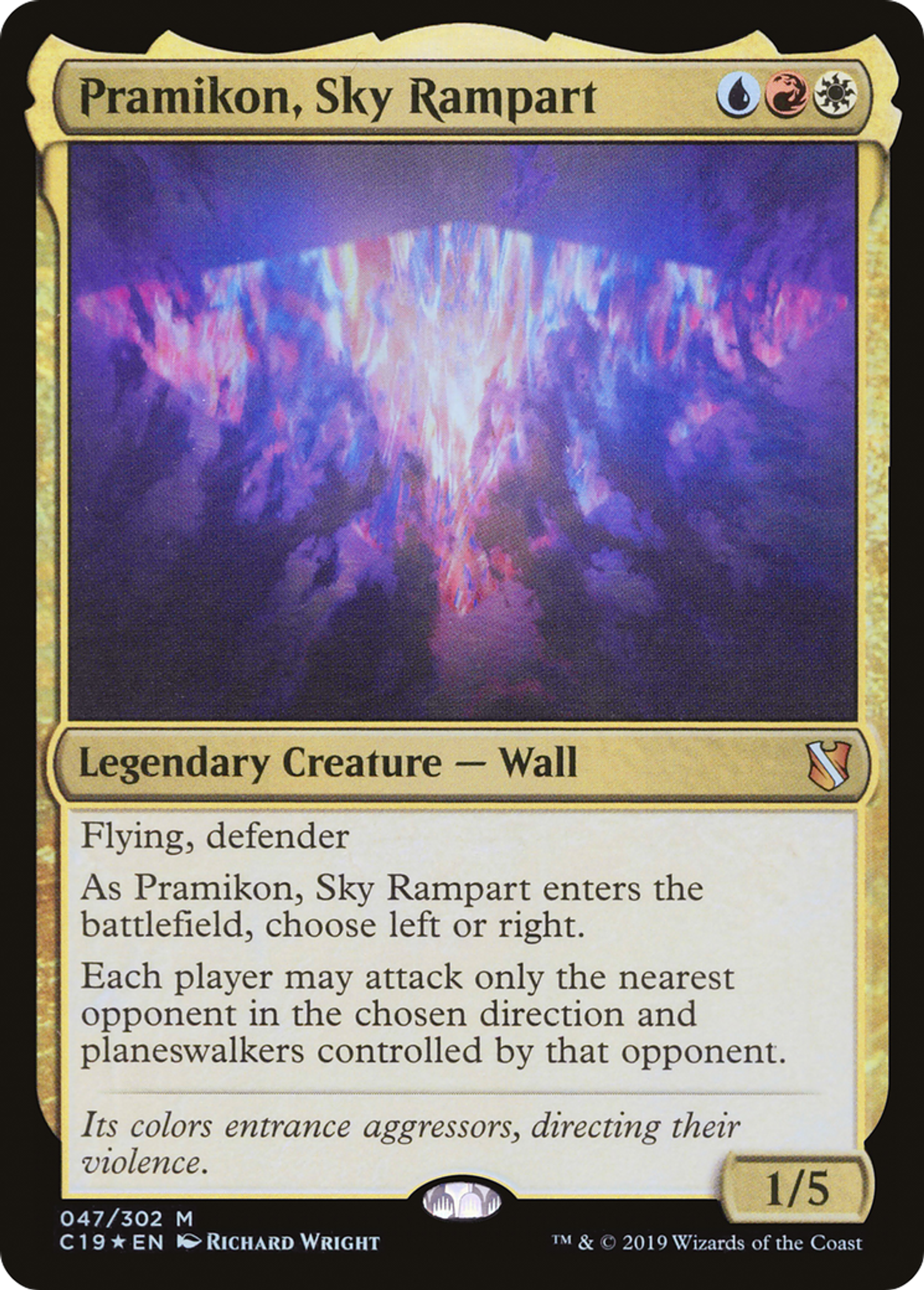 Pramikon, Sky Rampart — Commander 2019 — Magic: The Gathering