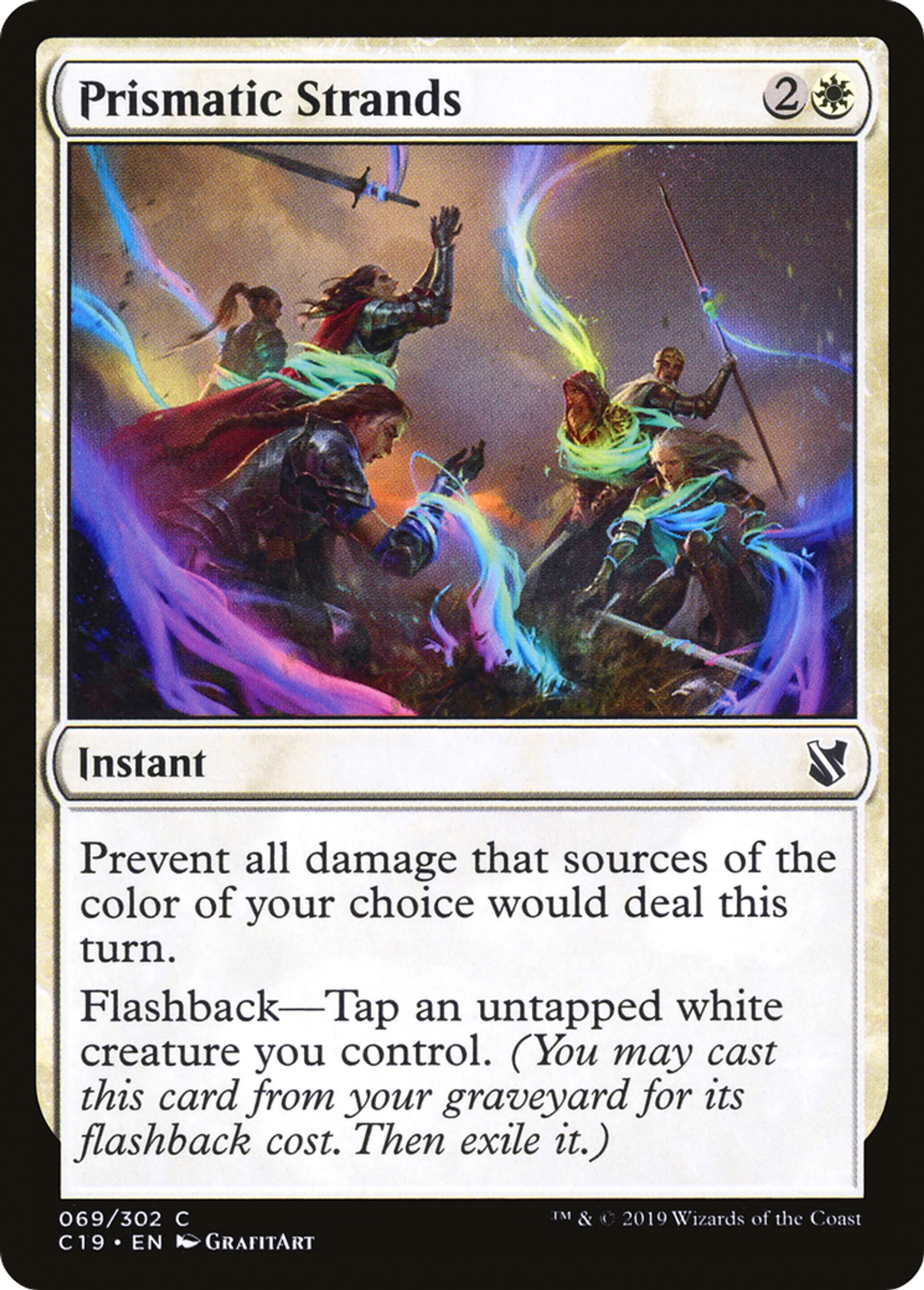 Prismatic Strands — Commander 2019 — Magic: The Gathering