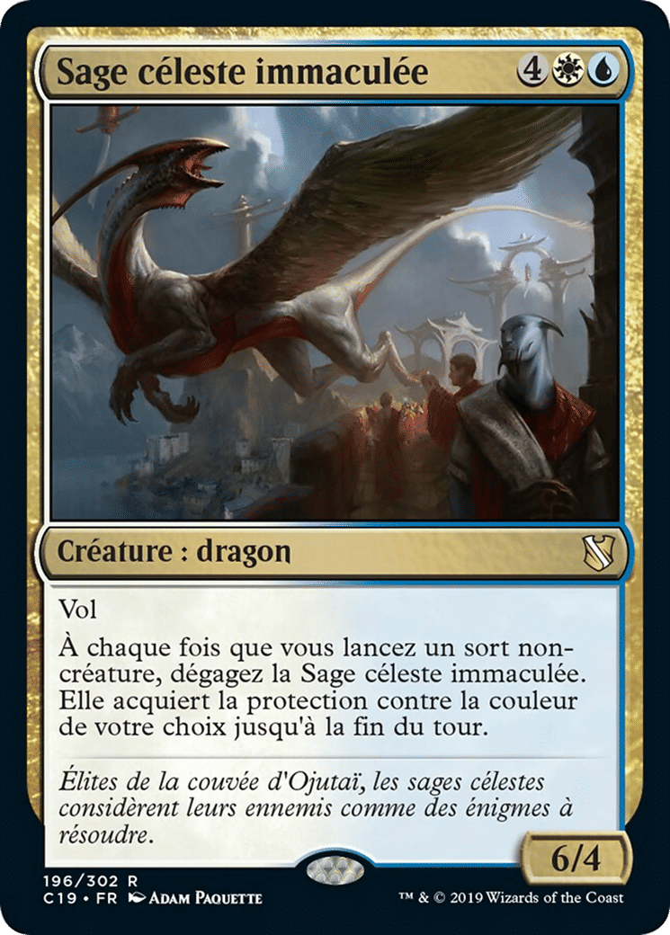 Sage céleste immaculée — Commander 2019 — Magic: The Gathering