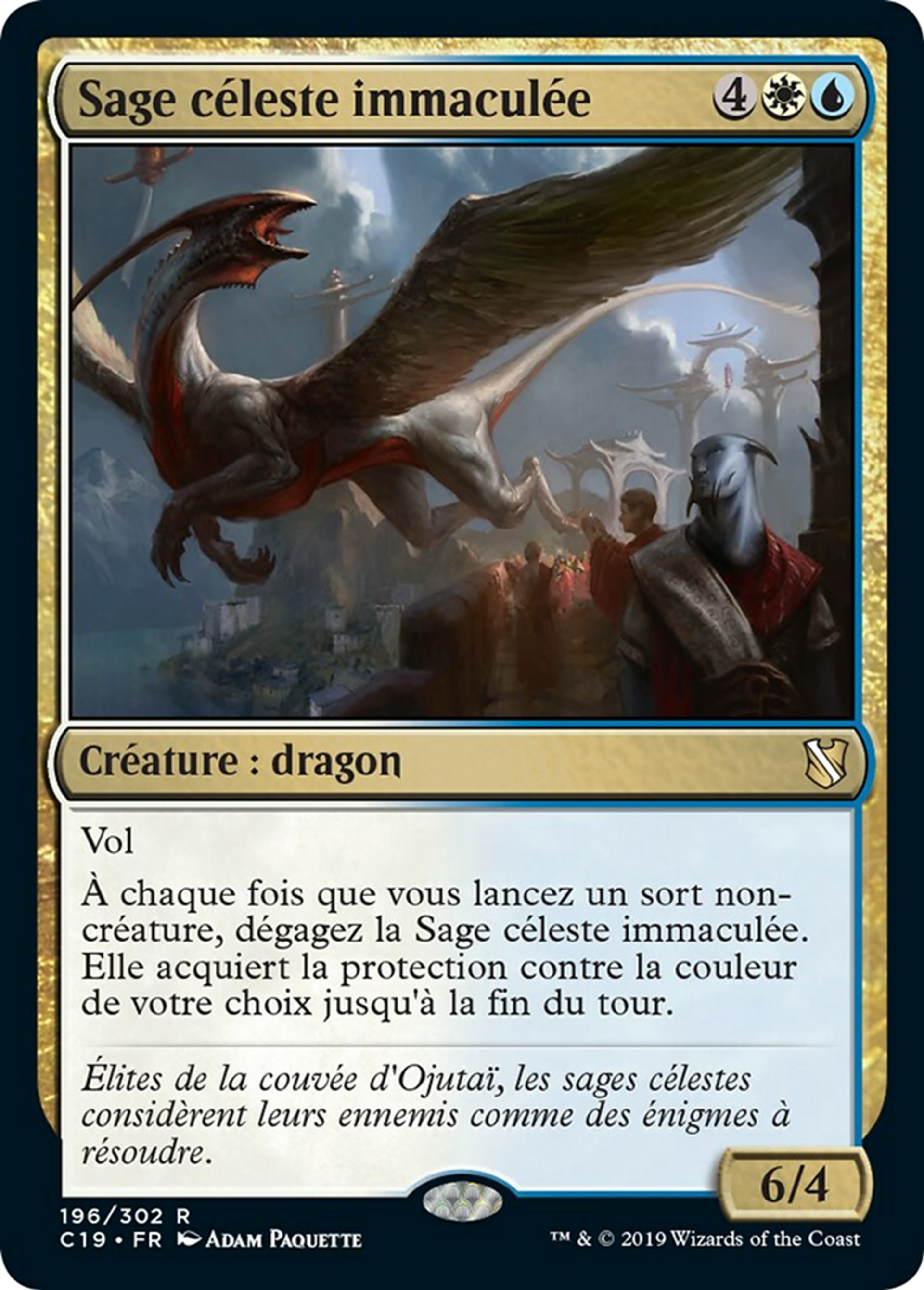 Sage céleste immaculée — Commander 2019 — Magic: The Gathering