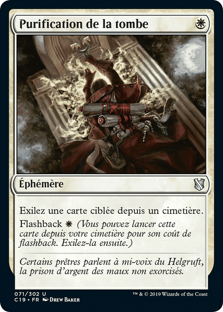 Purification de la tombe — Commander 2019 — Magic: The Gathering