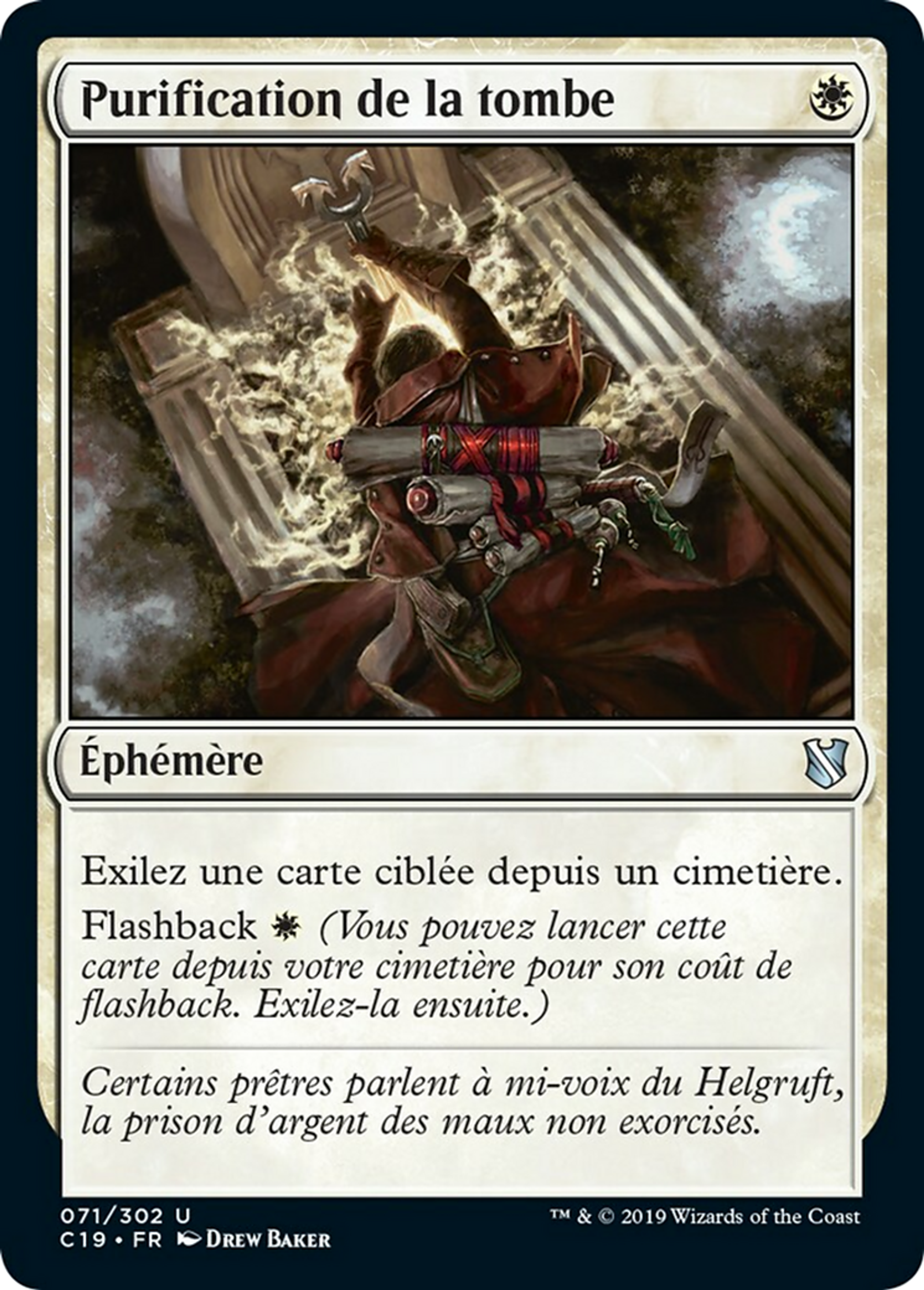 Purification de la tombe — Commander 2019 — Magic: The Gathering