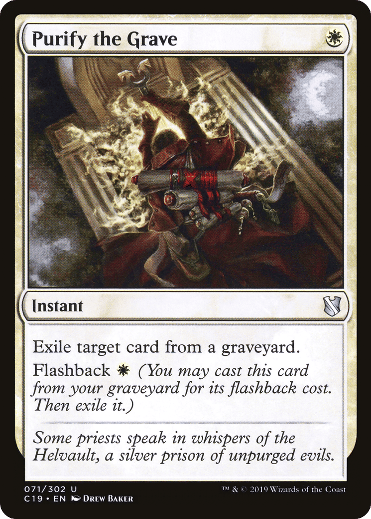 Purify the Grave — Commander 2019 — Magic: The Gathering