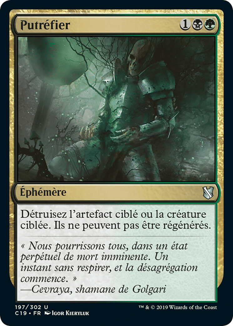 Putréfier — Commander 2019 — Magic: The Gathering
