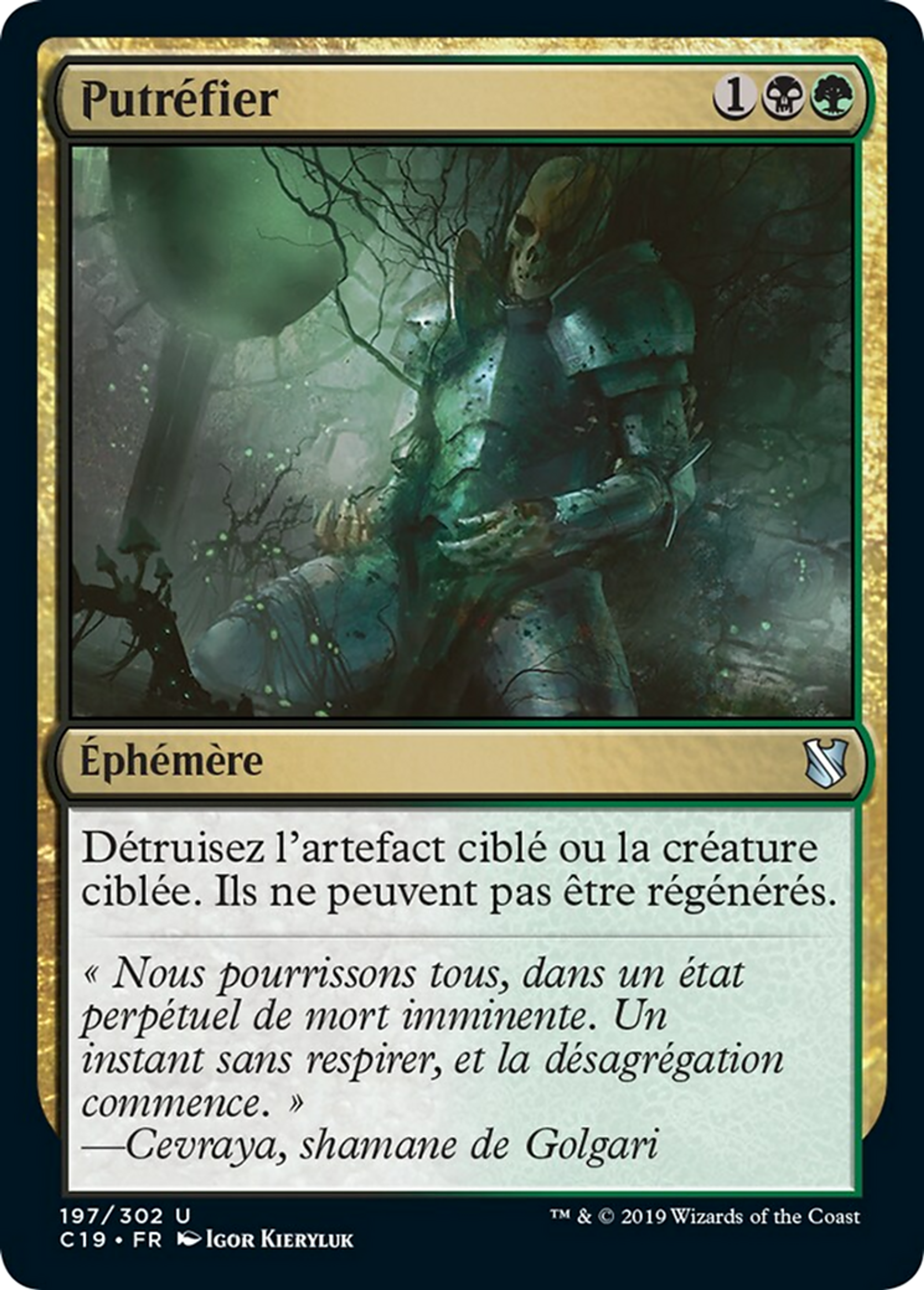 Putréfier — Commander 2019 — Magic: The Gathering