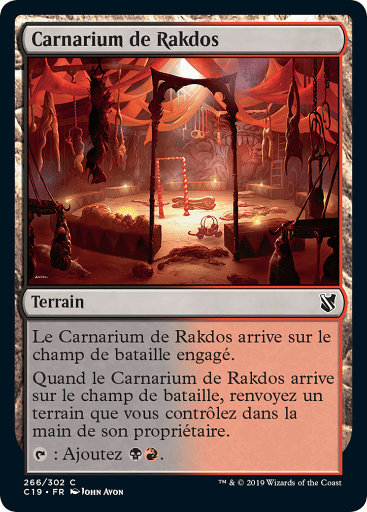 Carnarium de Rakdos — Commander 2019 — Magic: The Gathering