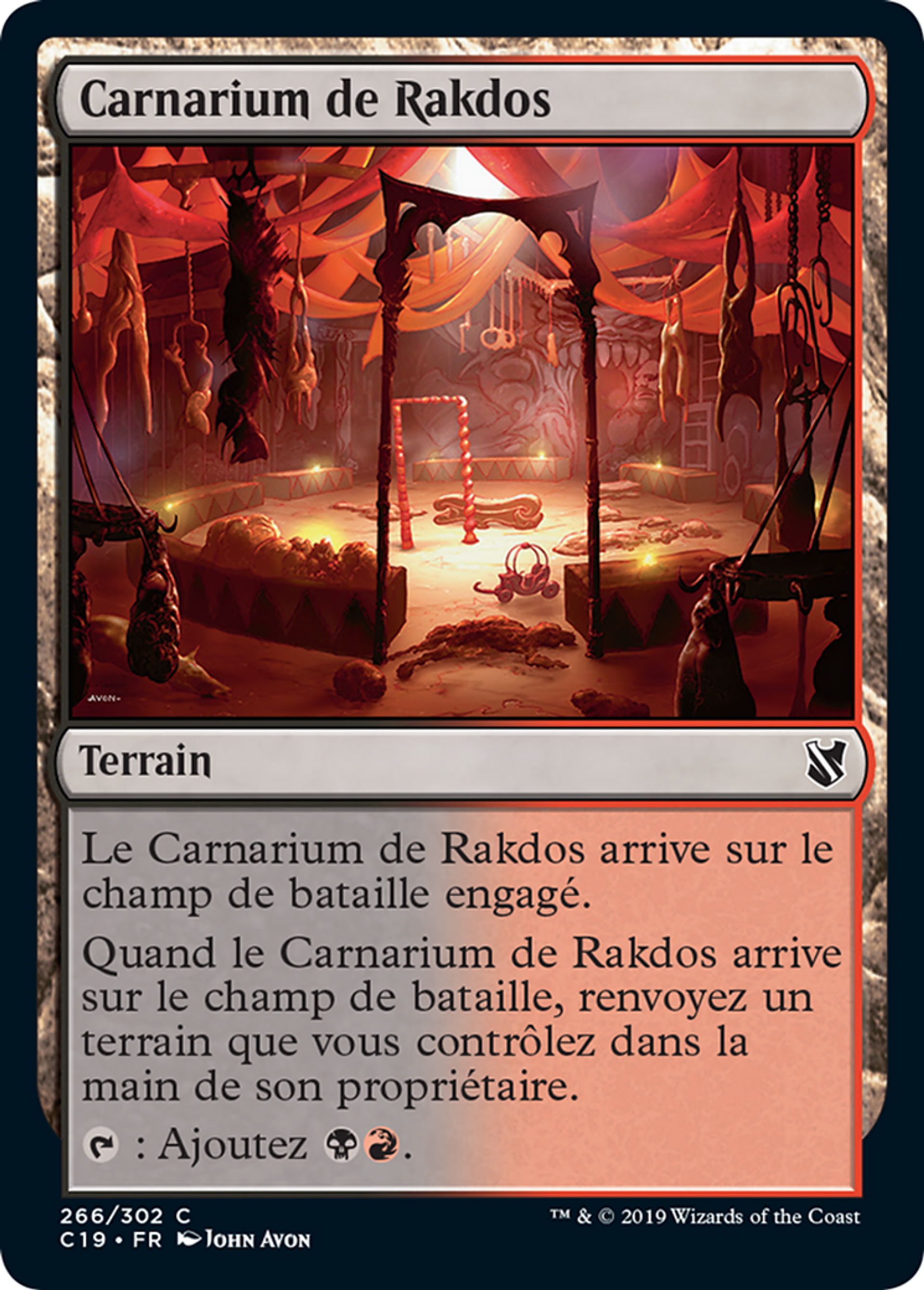 Carnarium de Rakdos — Commander 2019 — Magic: The Gathering