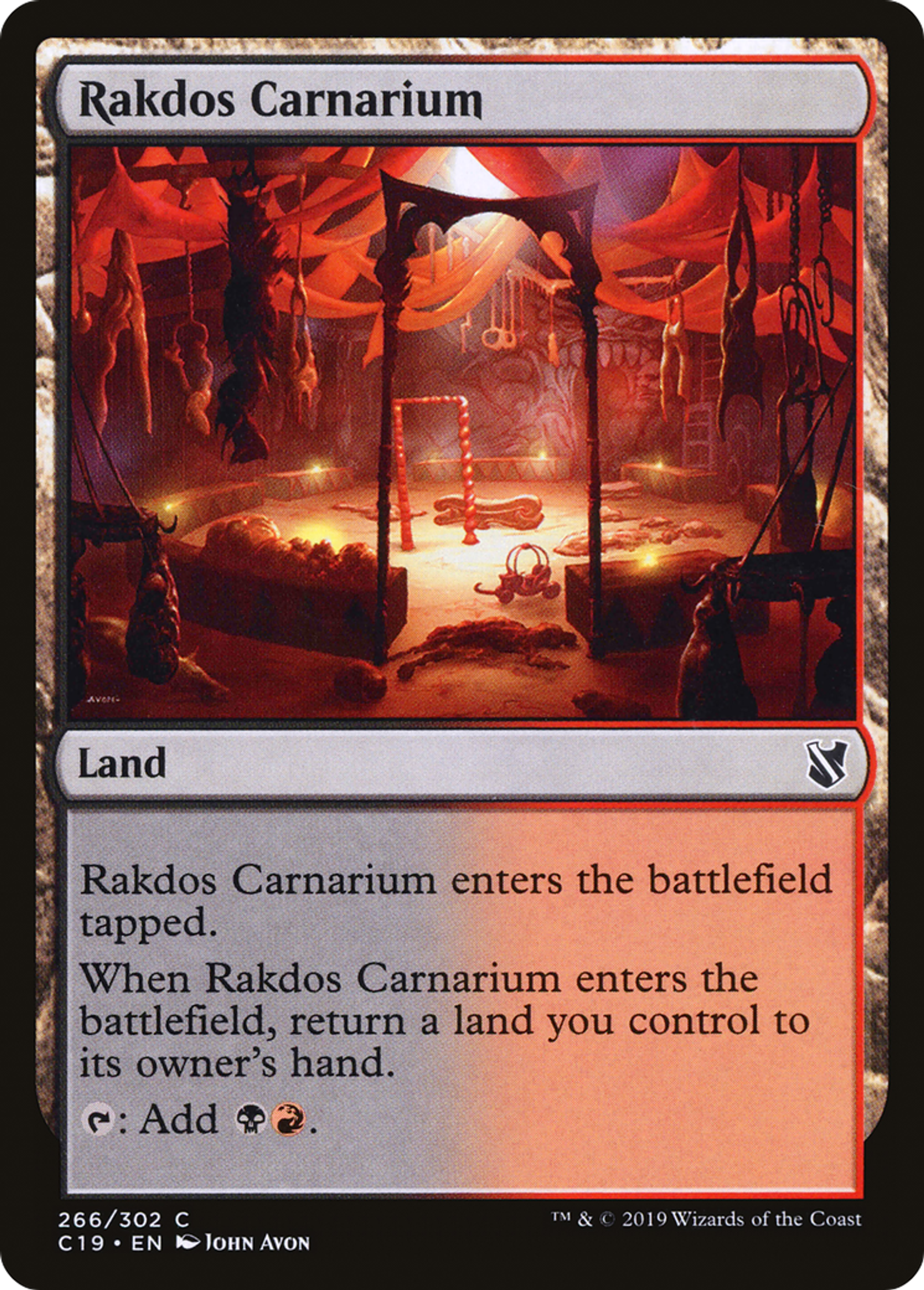 Rakdos Carnarium — Commander 2019 — Magic: The Gathering
