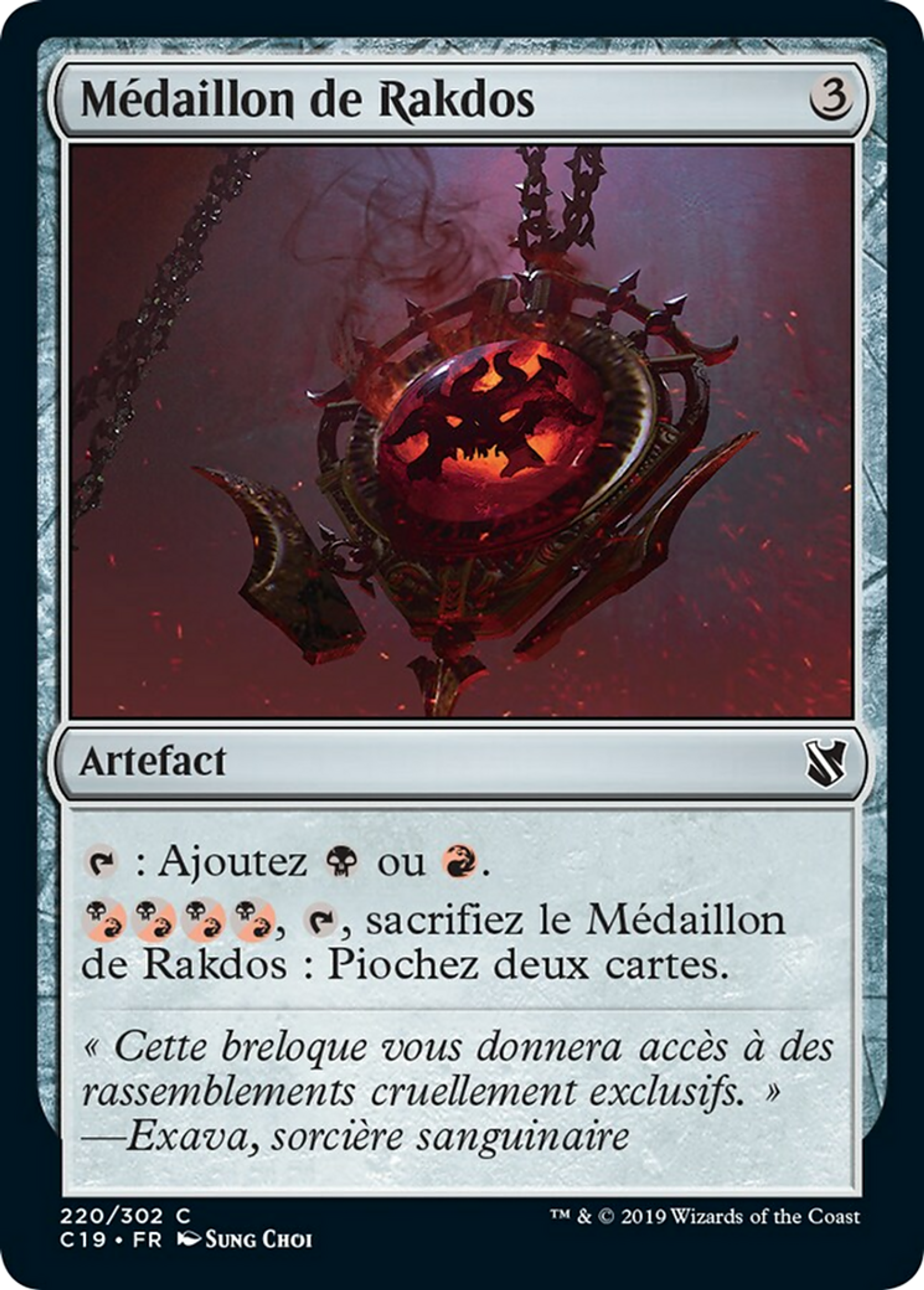 Médaillon de Rakdos — Commander 2019 — Magic: The Gathering