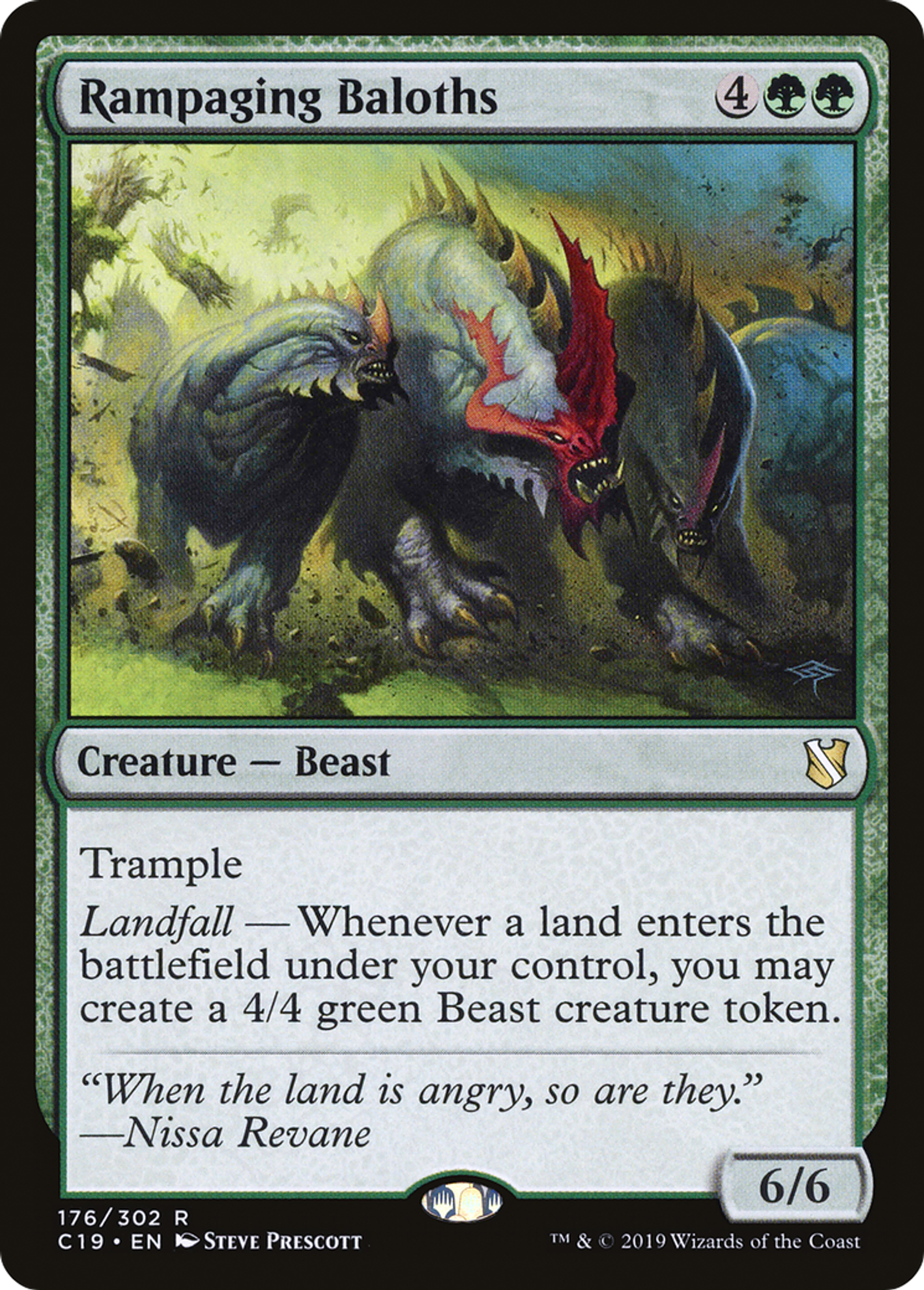 Rampaging Baloths — Commander 2019 — Magic: The Gathering