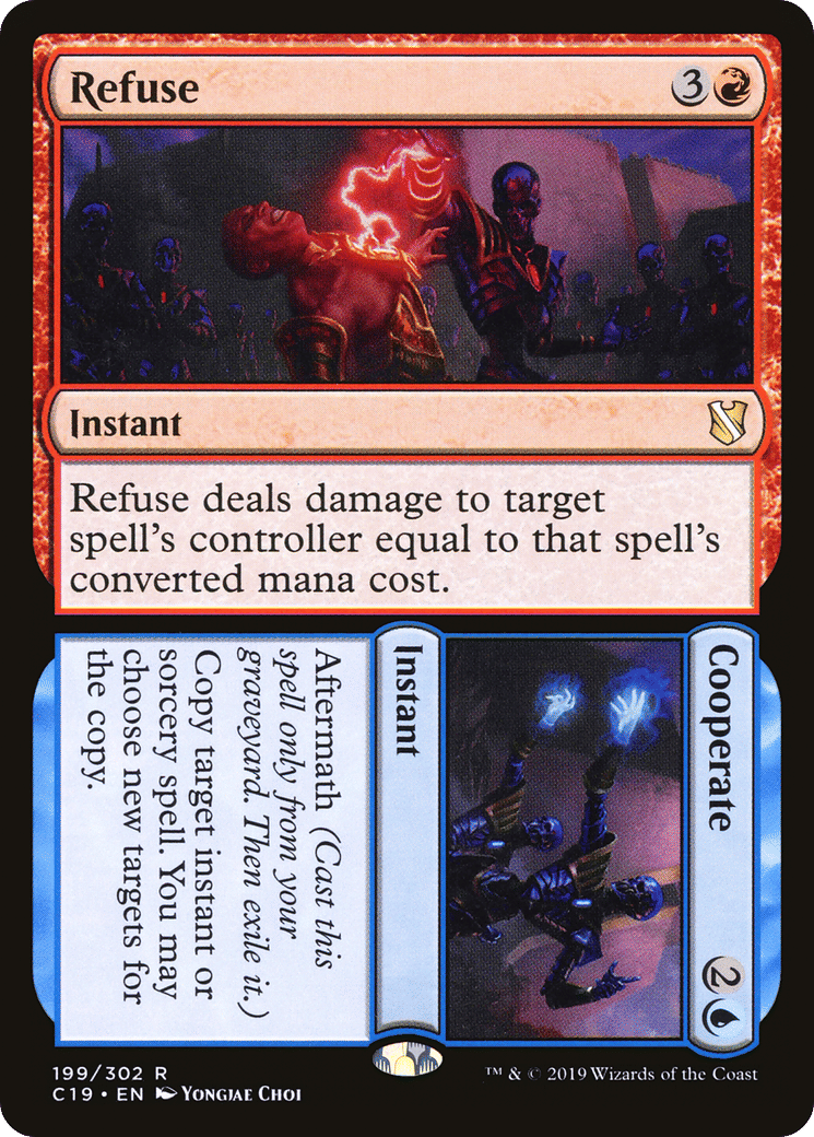 Refuse // Cooperate — Commander 2019 — Magic: The Gathering