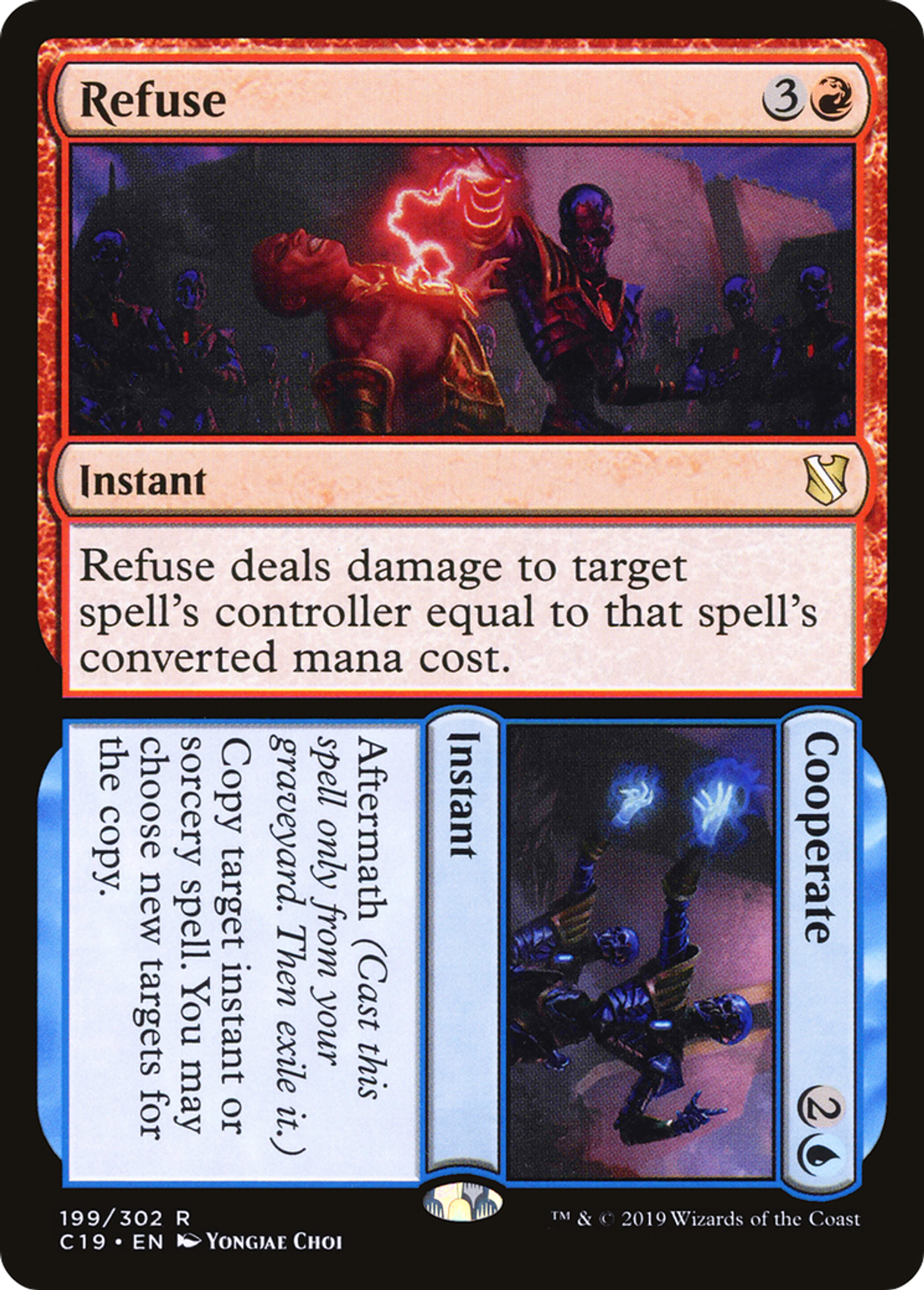 Refuse // Cooperate — Commander 2019 — Magic: The Gathering