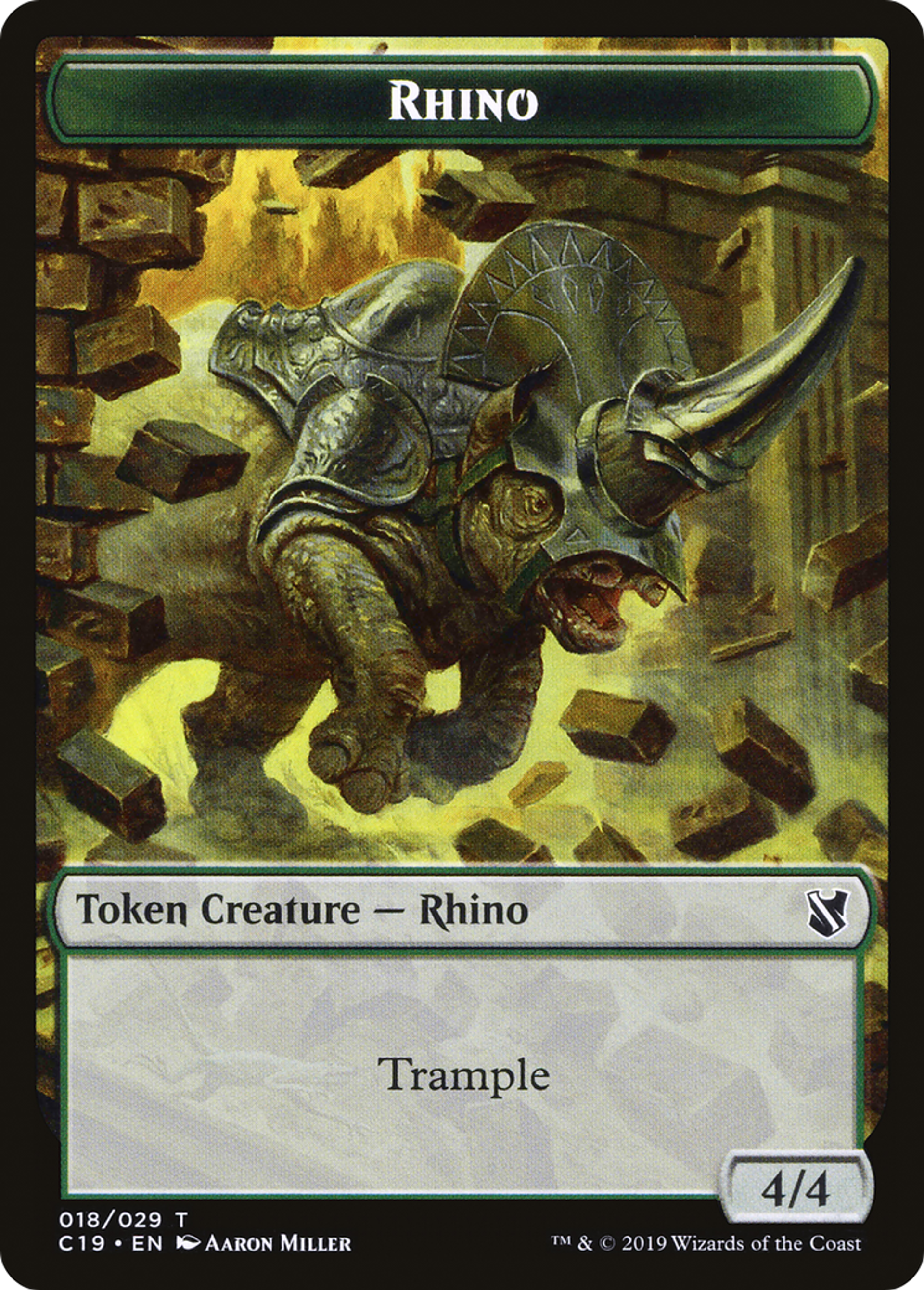 Rhino — Commander 2019 — Magic: The Gathering