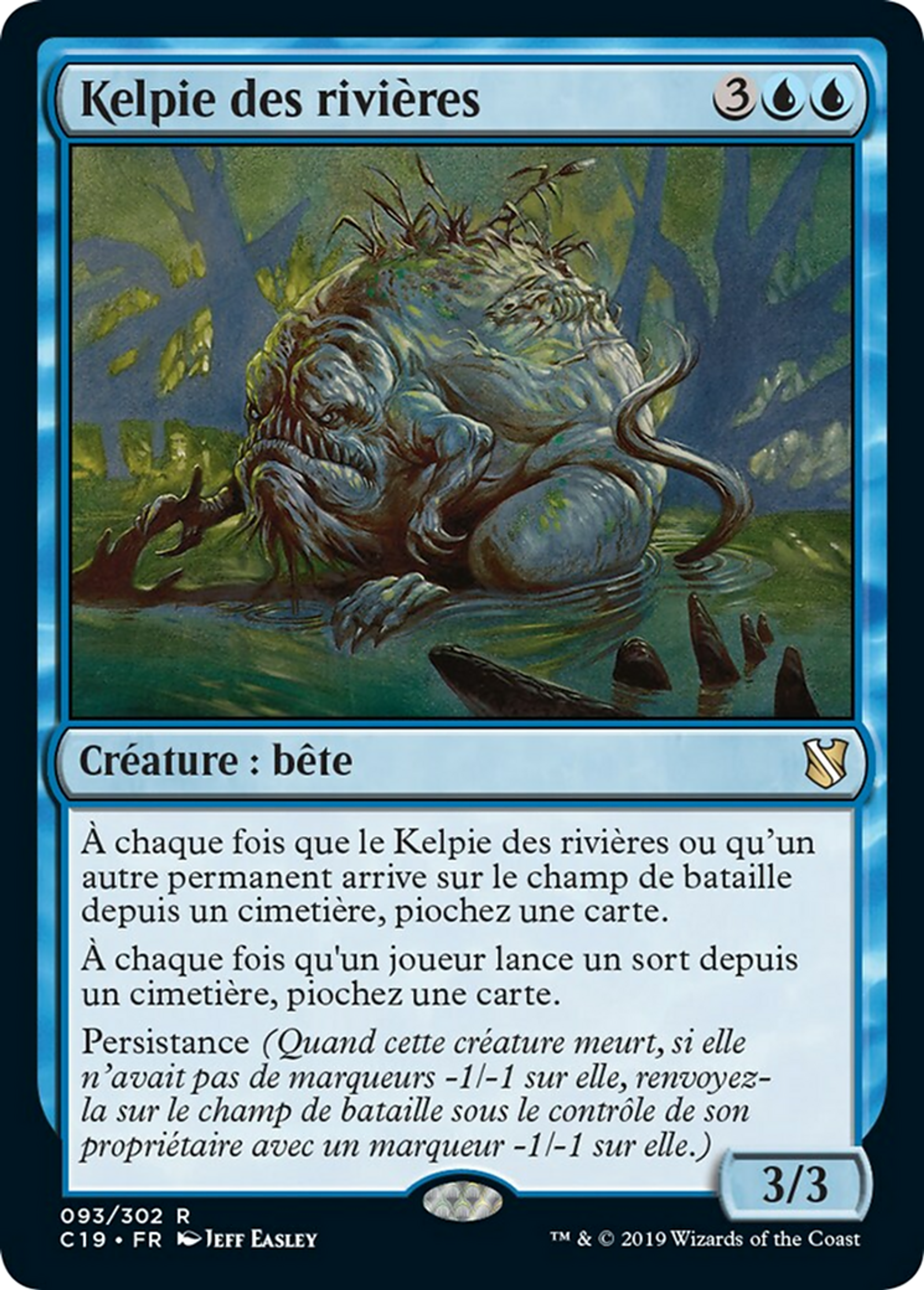 Kelpie des rivières — Commander 2019 — Magic: The Gathering