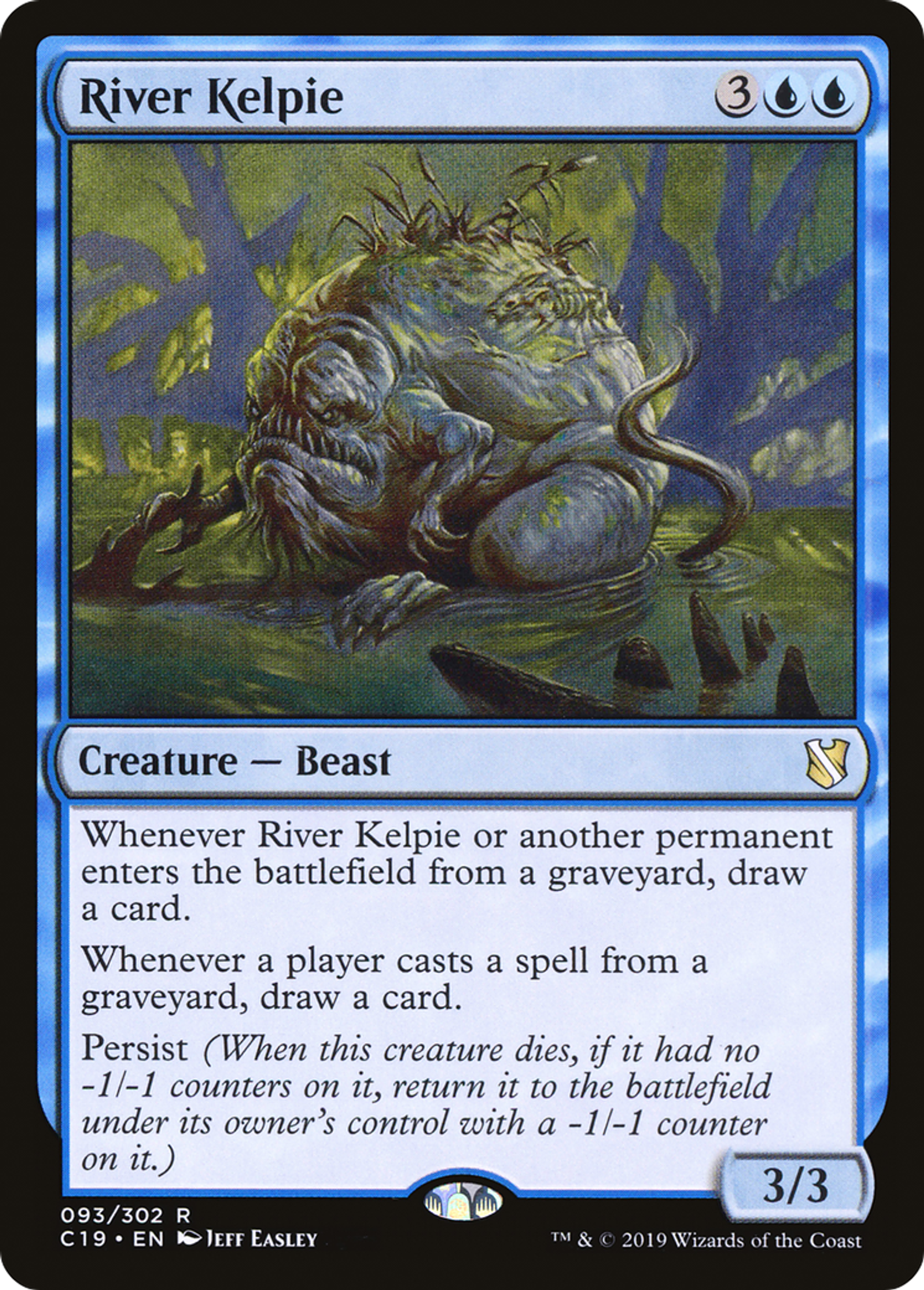 River Kelpie — Commander 2019 — Magic: The Gathering