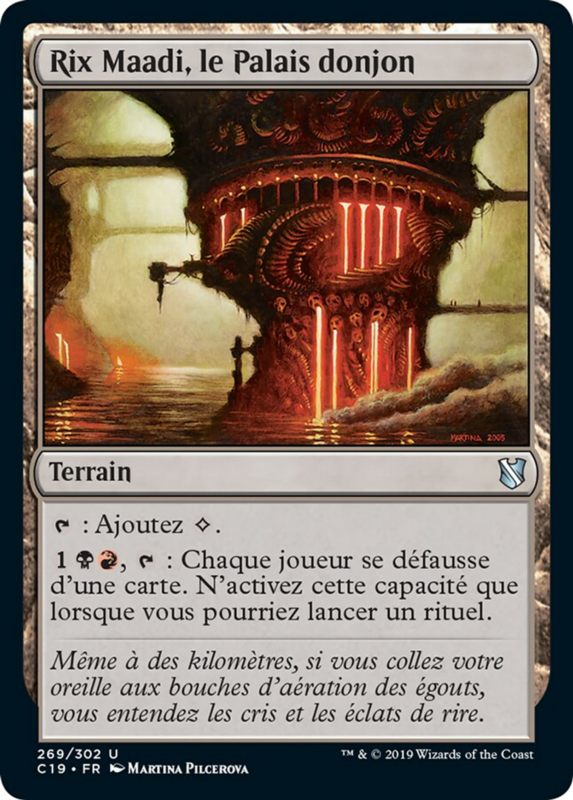 Rix Maadi, le Palais donjon — Commander 2019 — Magic: The Gathering