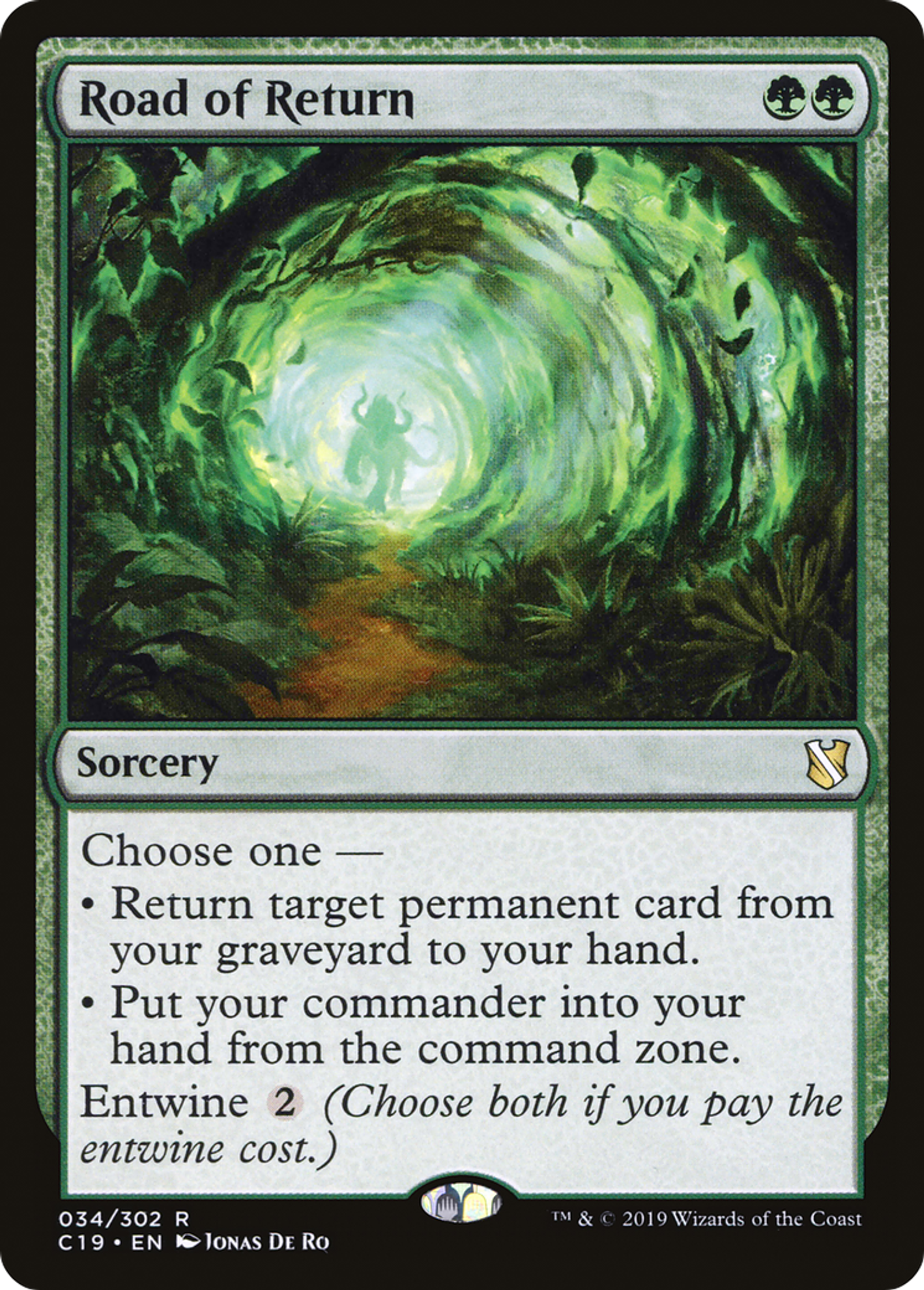 Road of Return — Commander 2019 — Magic: The Gathering