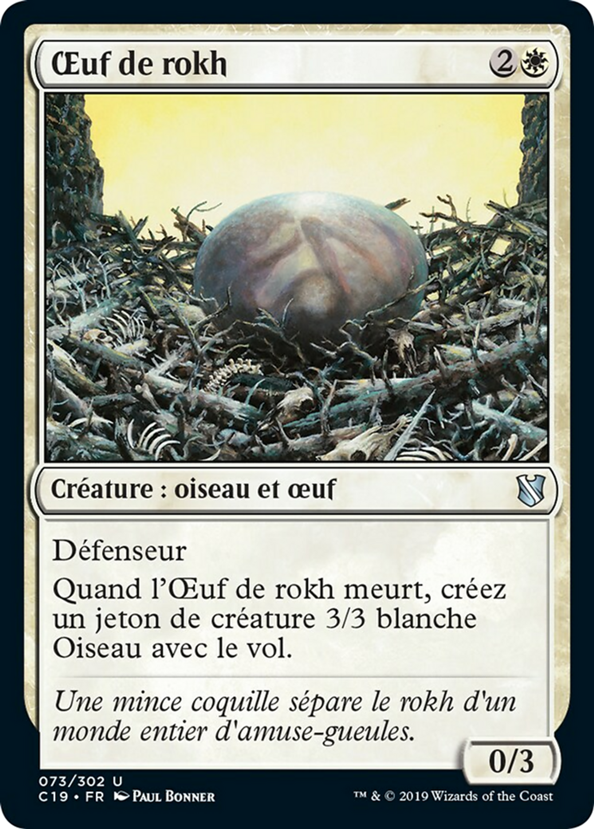 Œuf de rokh — Commander 2019 — Magic: The Gathering