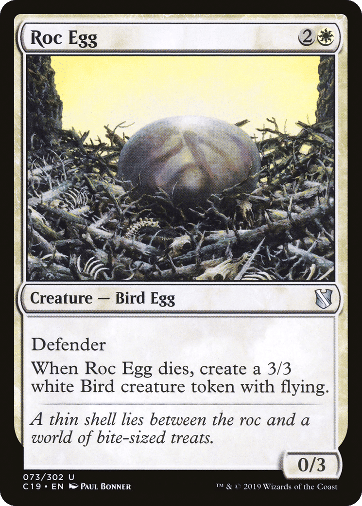 Roc Egg — Commander 2019 — Magic: The Gathering