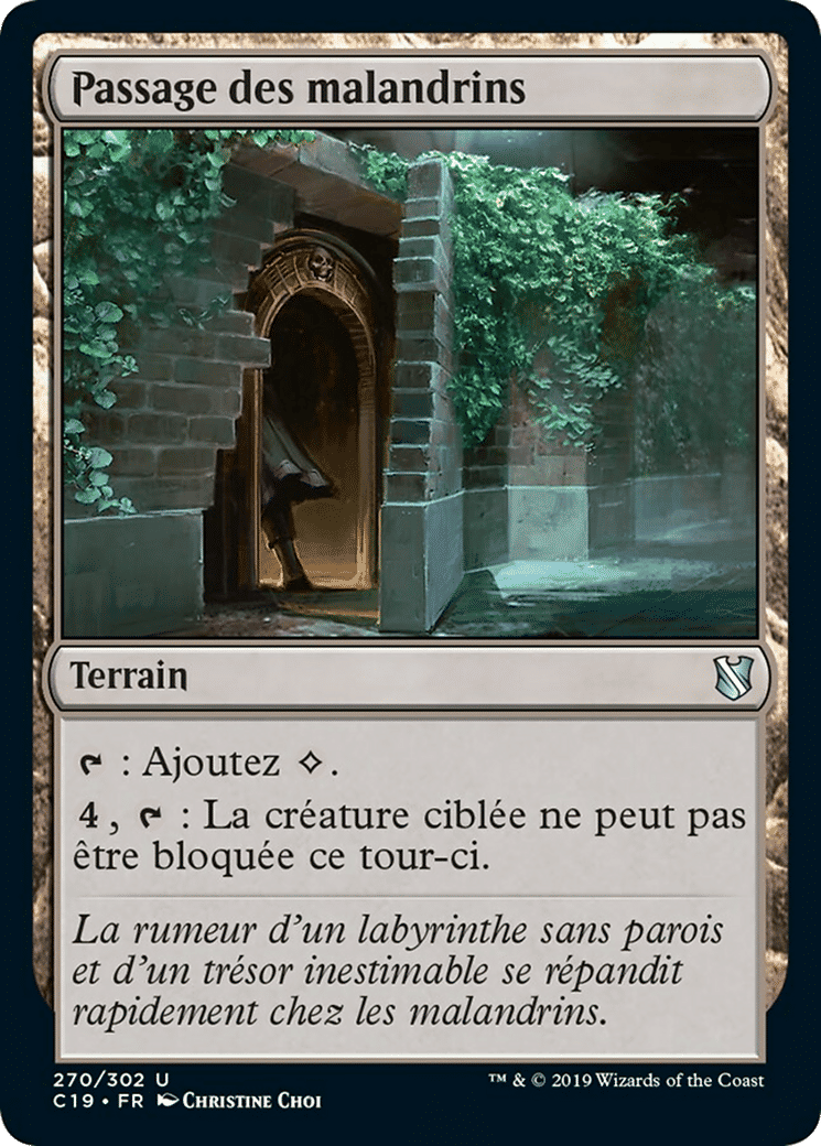 Passage des malandrins — Commander 2019 — Magic: The Gathering