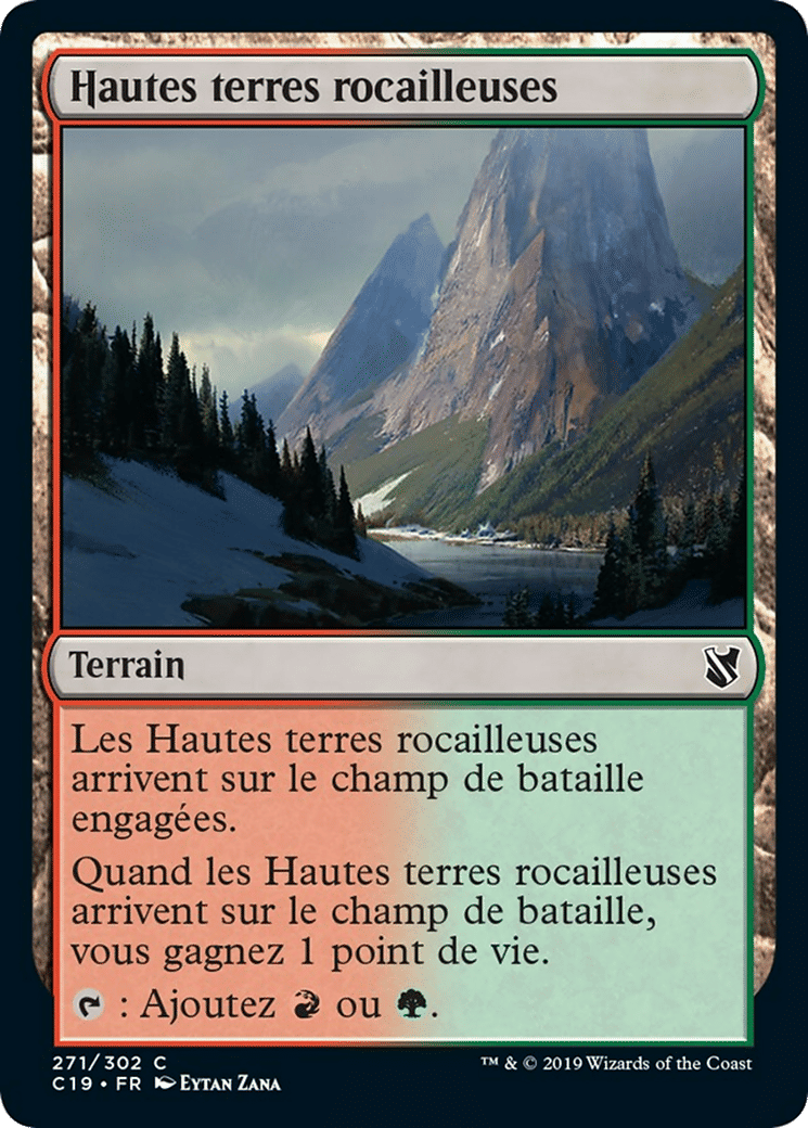 Hautes terres rocailleuses — Commander 2019 — Magic: The Gathering