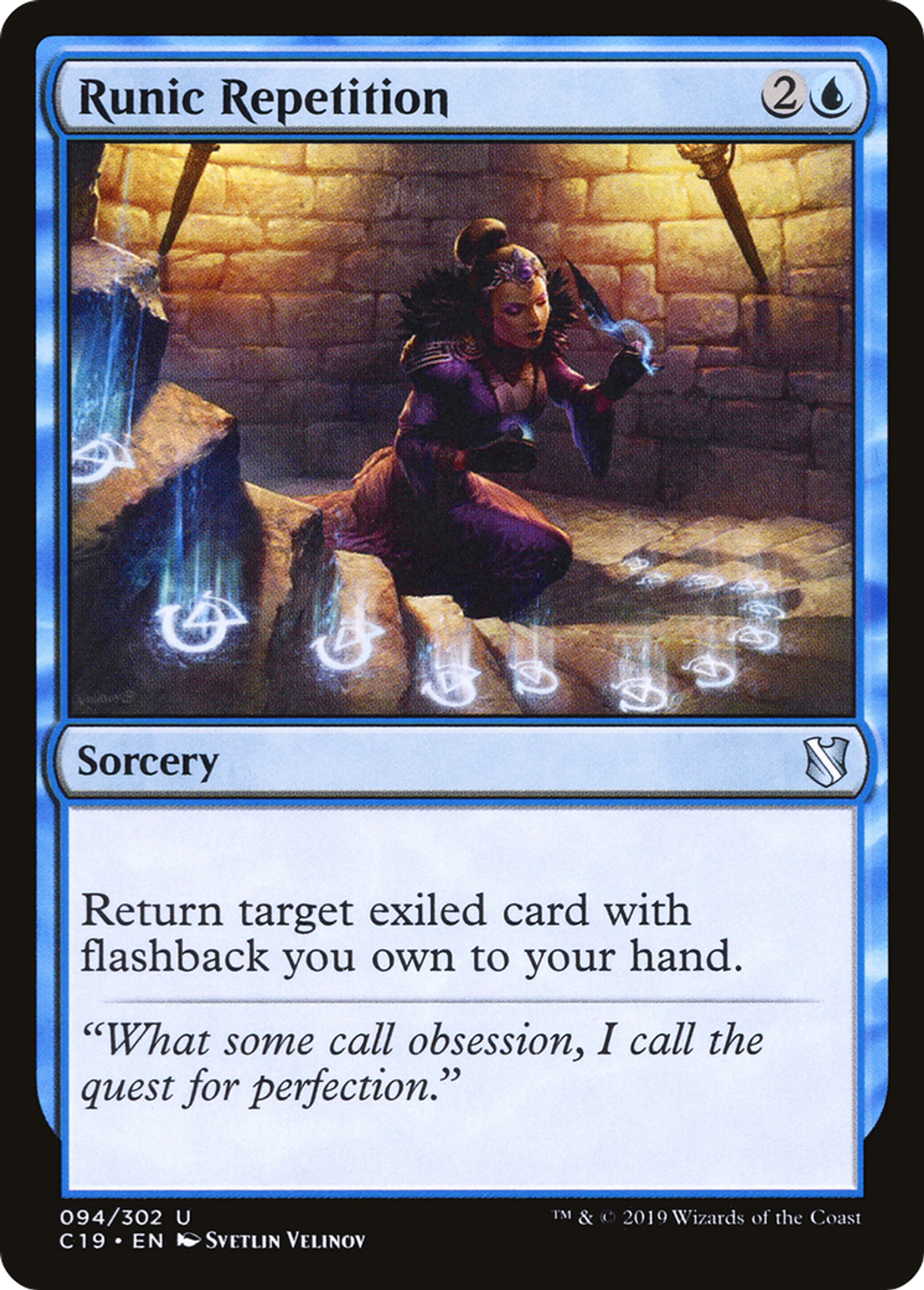Runic Repetition — Commander 2019 — Magic: The Gathering