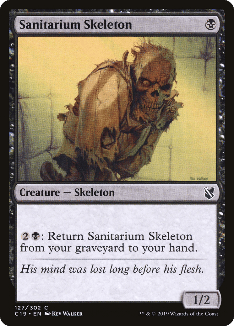 Sanitarium Skeleton — Commander 2019 — Magic: The Gathering