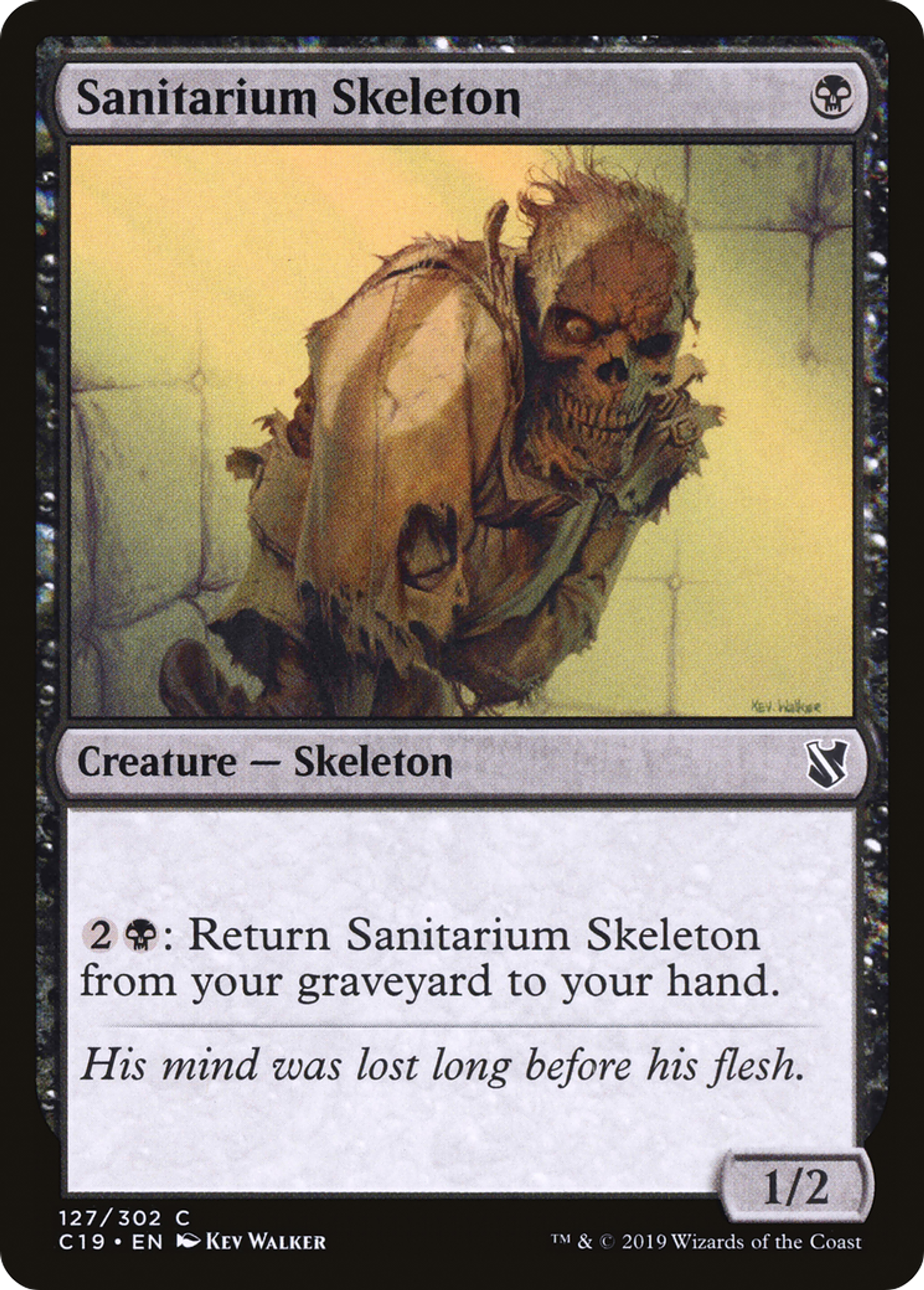 Sanitarium Skeleton — Commander 2019 — Magic: The Gathering